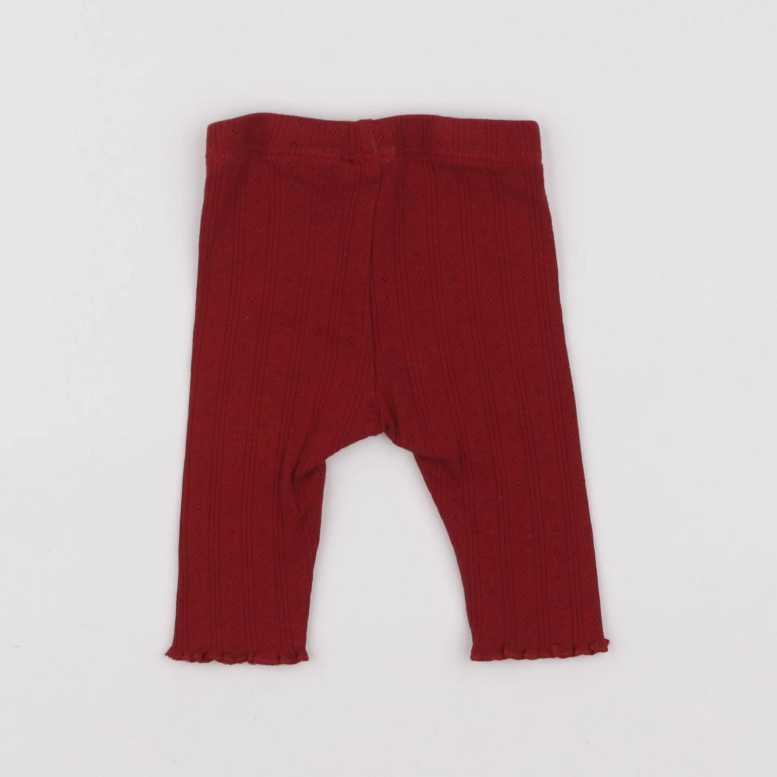 H&M - legging rouge - 1 mois