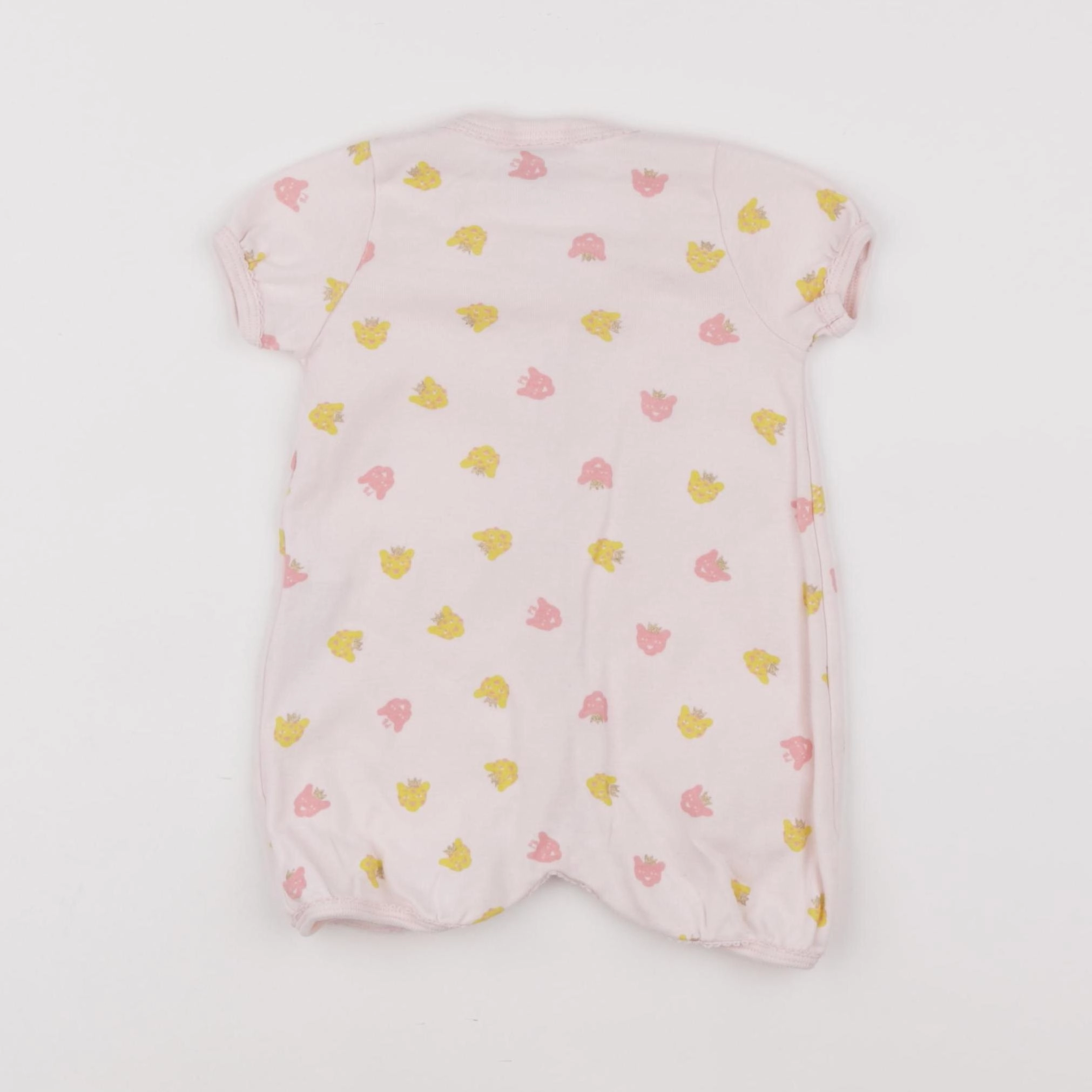Petit Bateau - pyjama coton rose - 6 mois