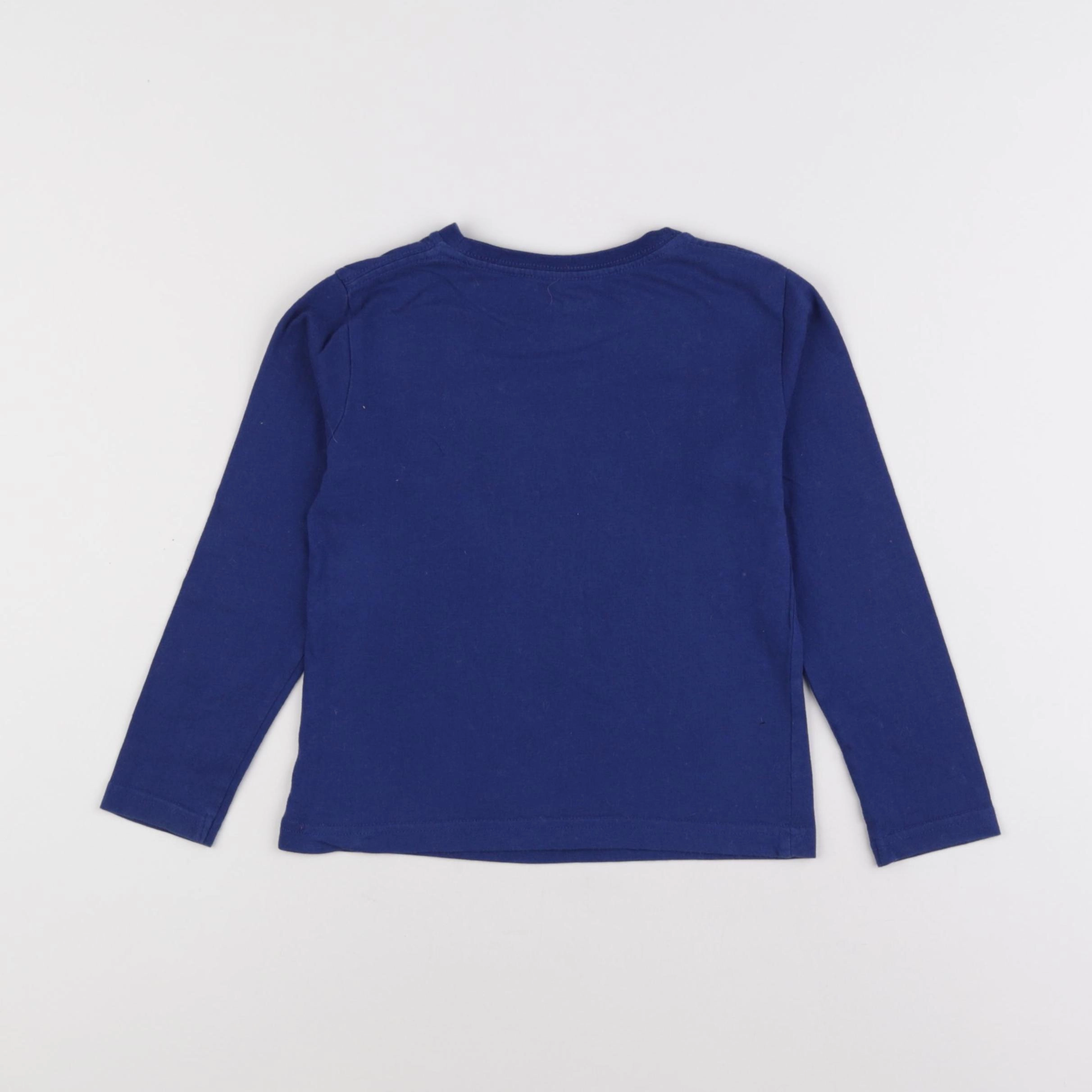 Cyrillus - tee-shirt bleu - 4 ans