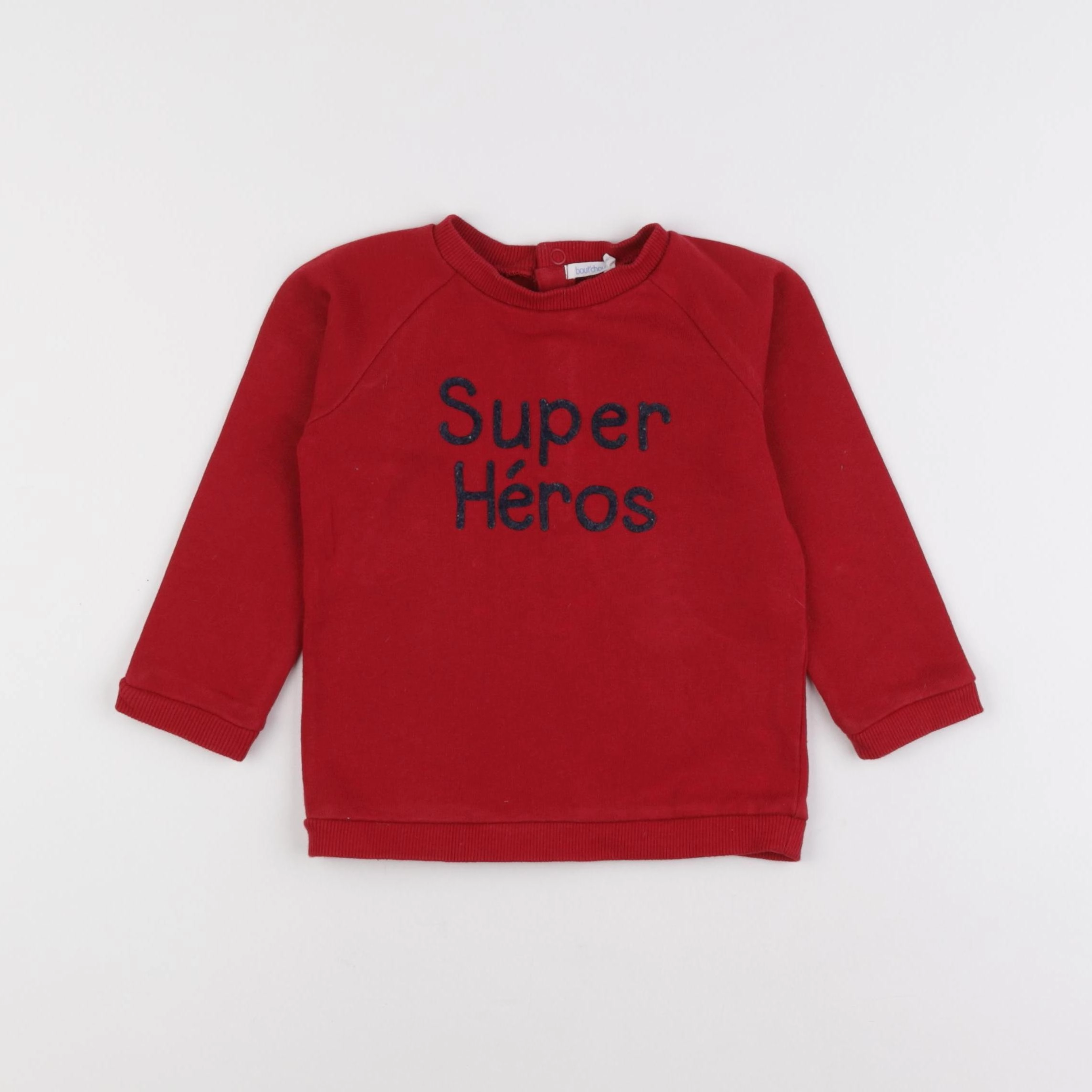 Boutchou - sweat rouge - 36 mois