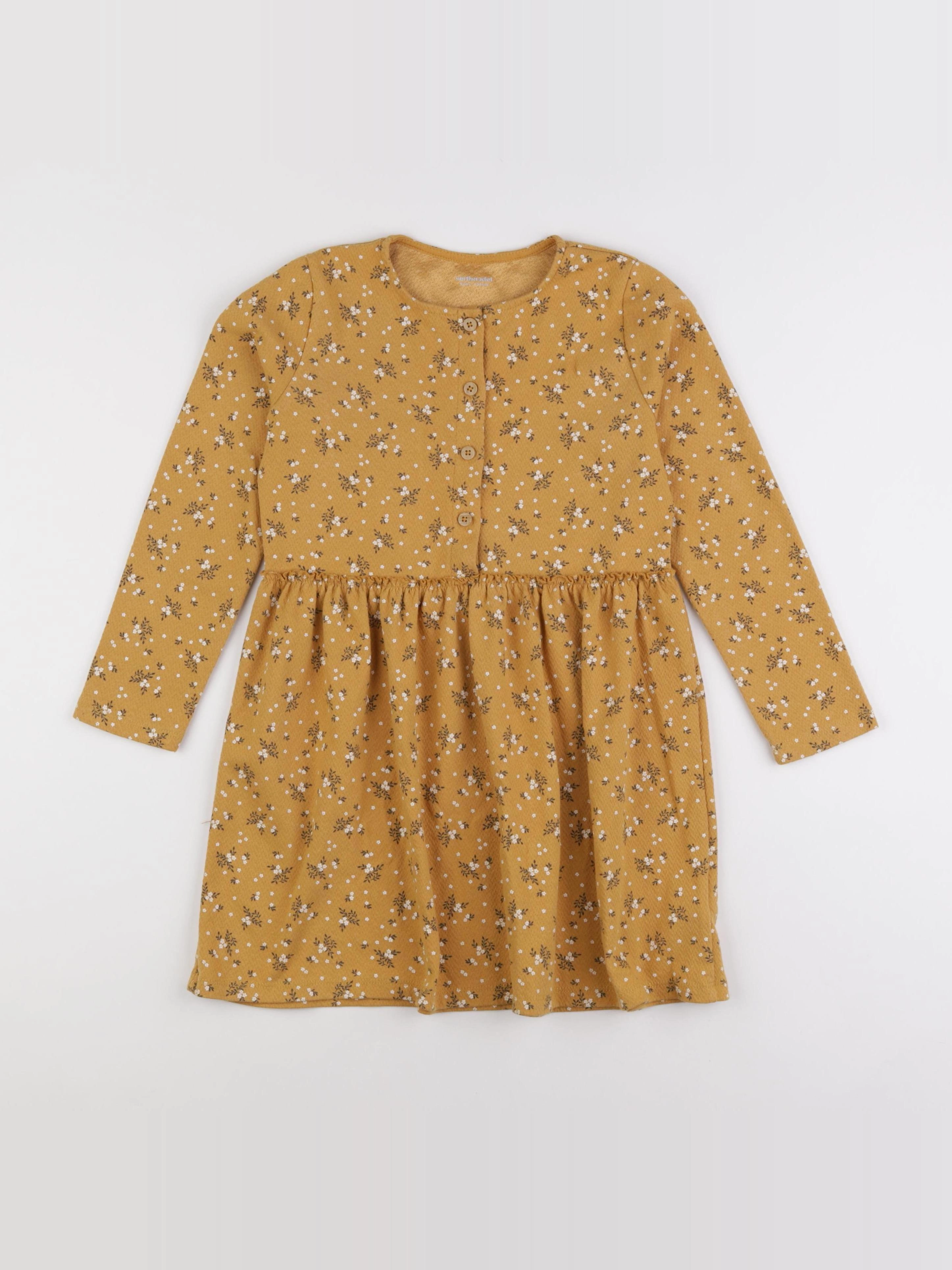 Vertbaudet - robe jaune - 9 ans