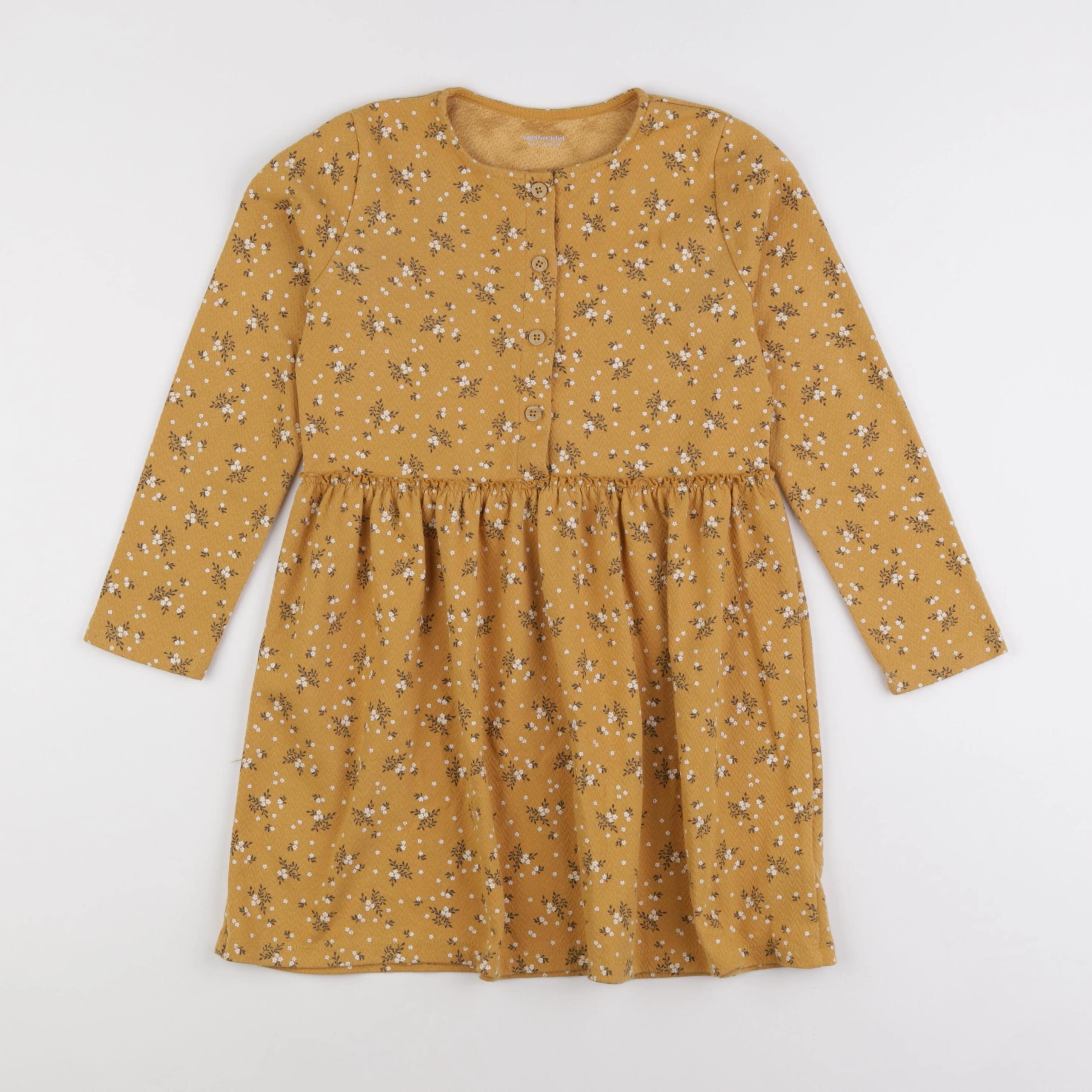 Vertbaudet - robe jaune - 9 ans