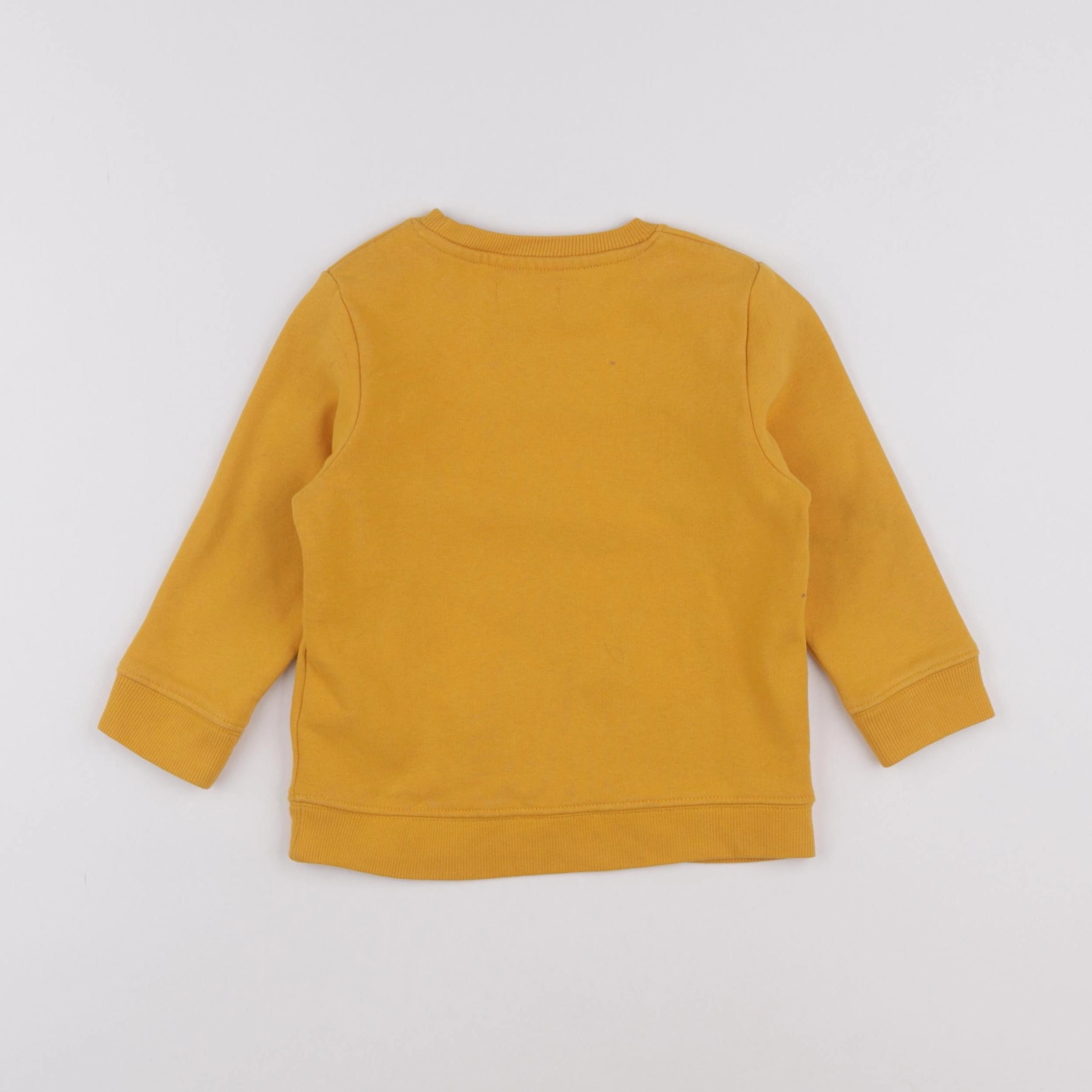 Vertbaudet - sweat jaune - 3 ans