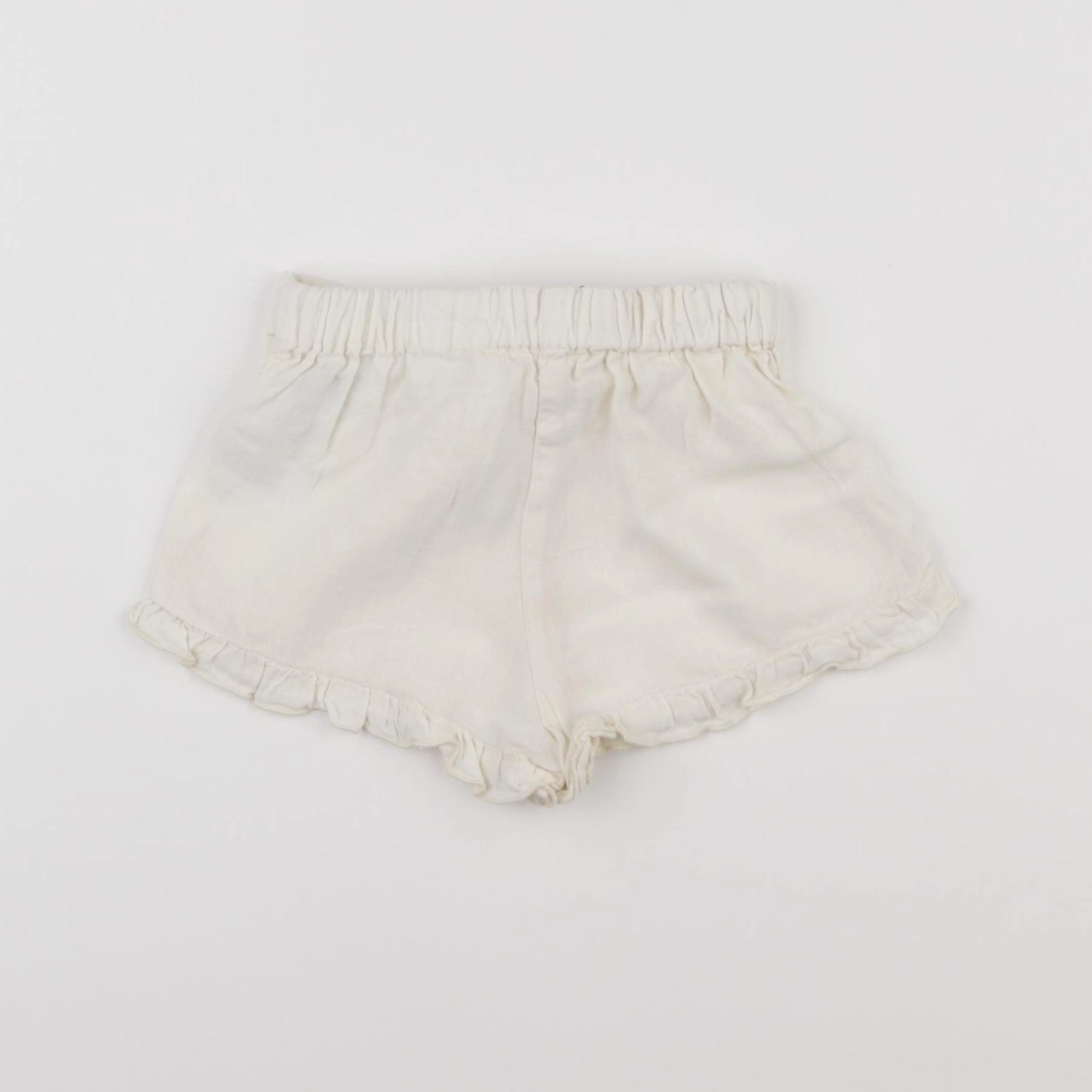 Zara - short beige - 12/18 mois