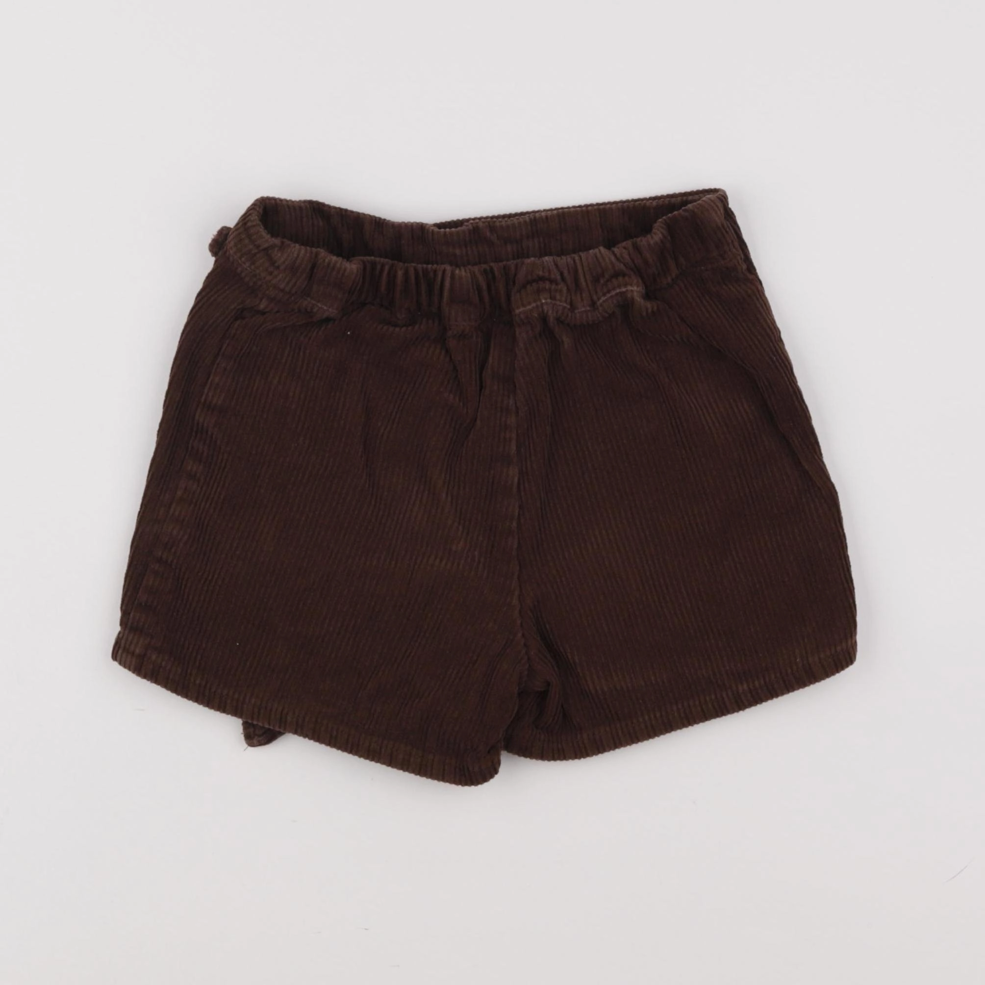 Vertbaudet - jupe short marron - 6 ans
