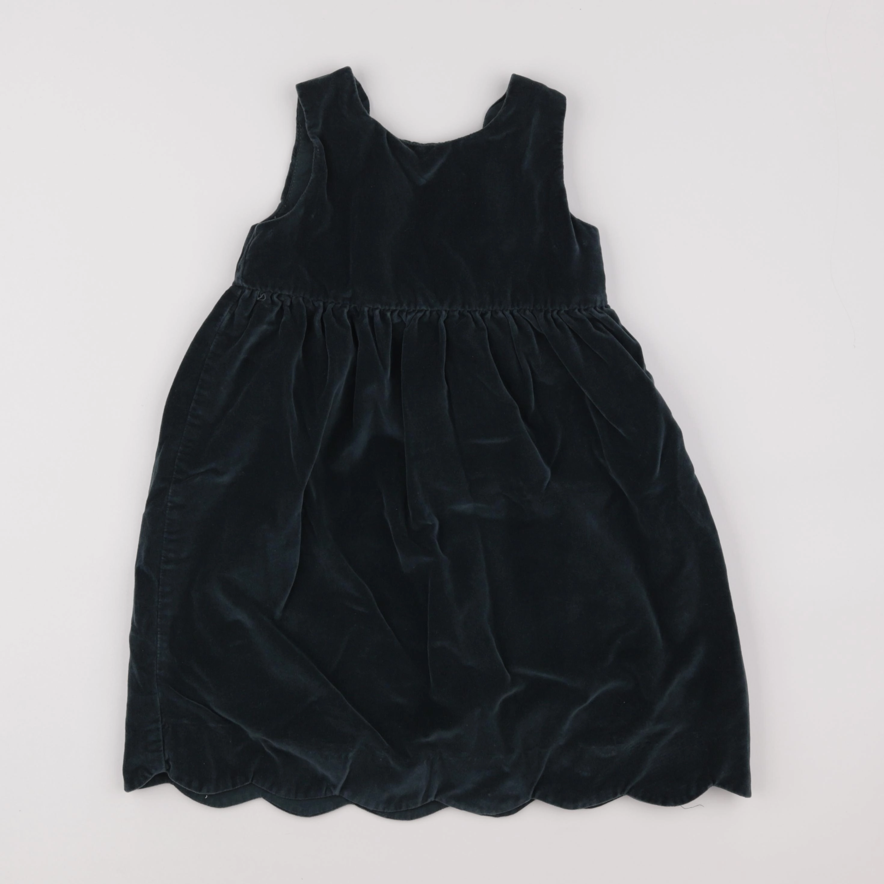 Vertbaudet - robe vert - 8 ans