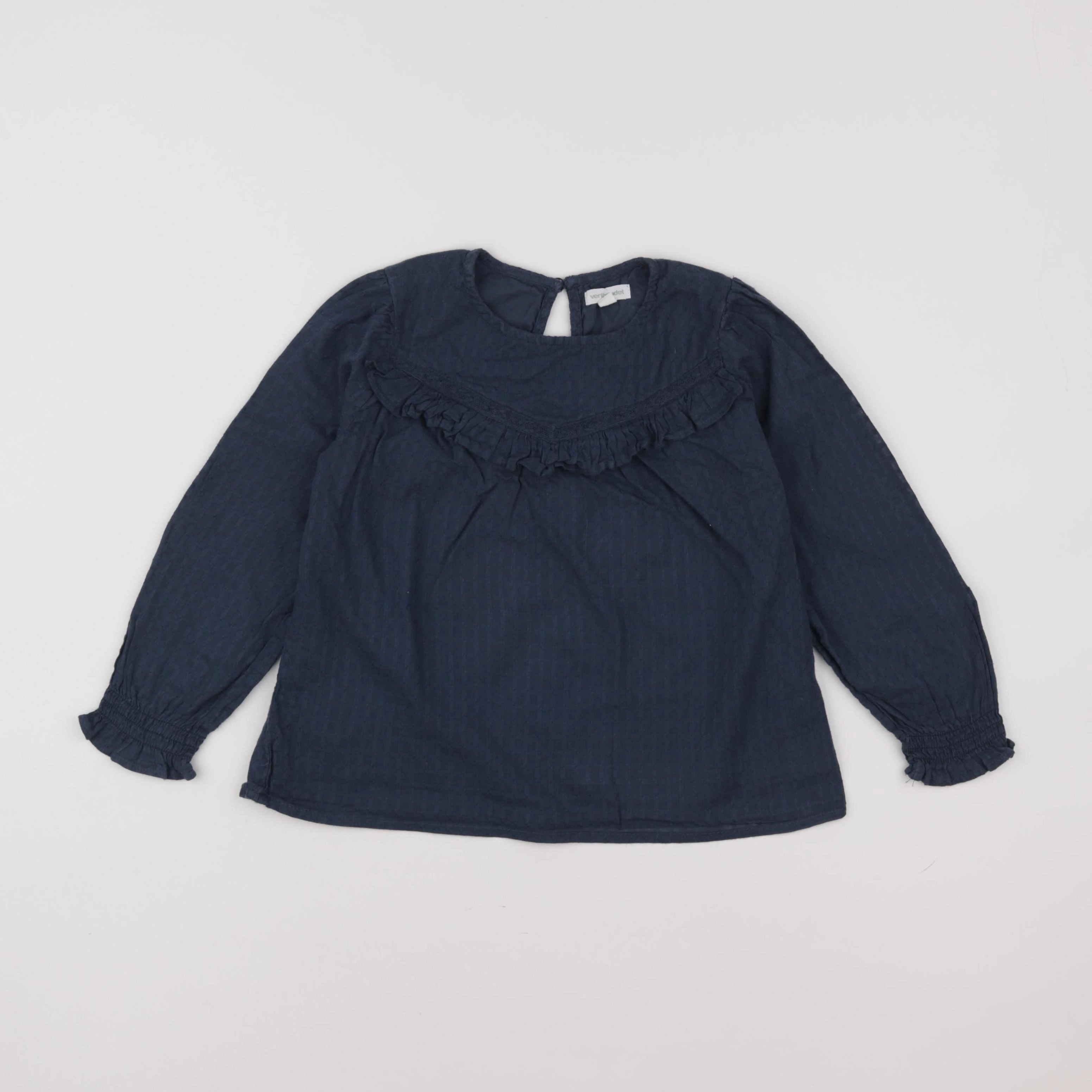 Vertbaudet - blouse bleu - 6 ans