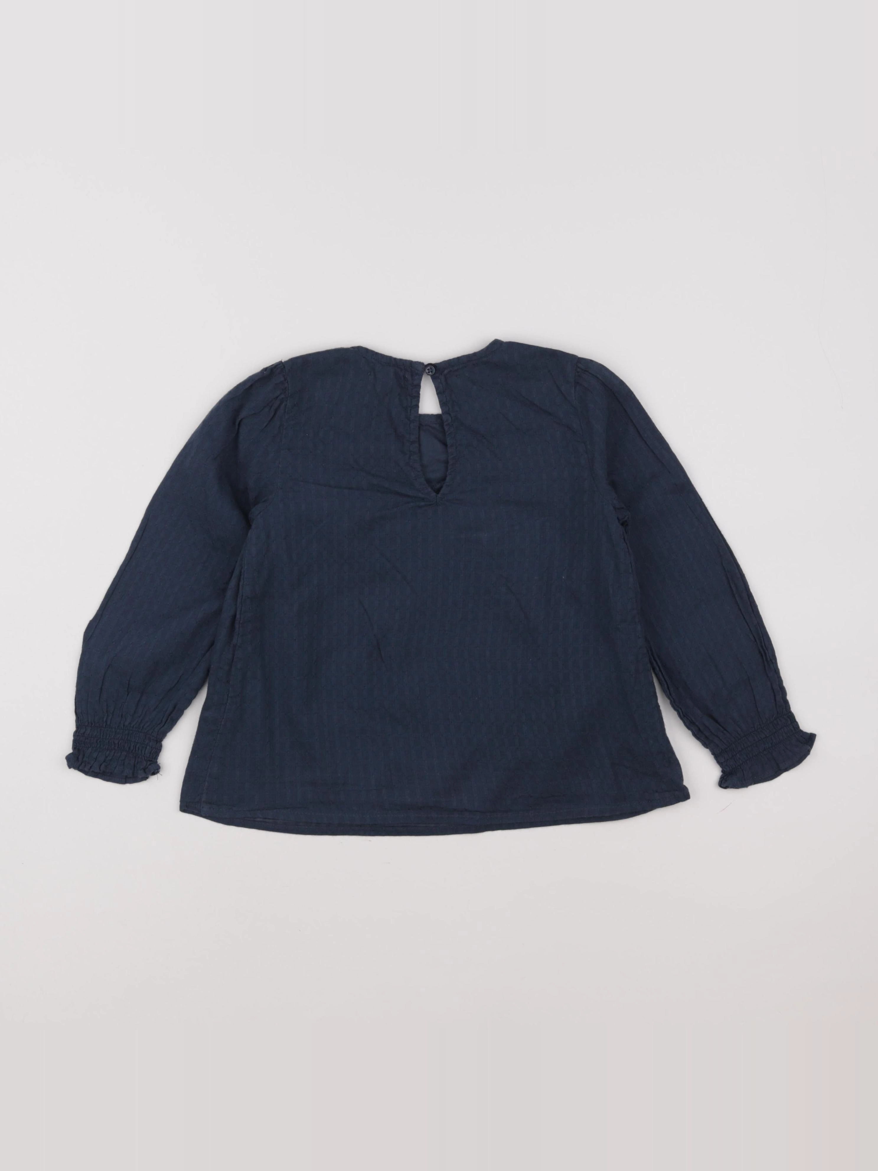 Vertbaudet - blouse bleu - 6 ans
