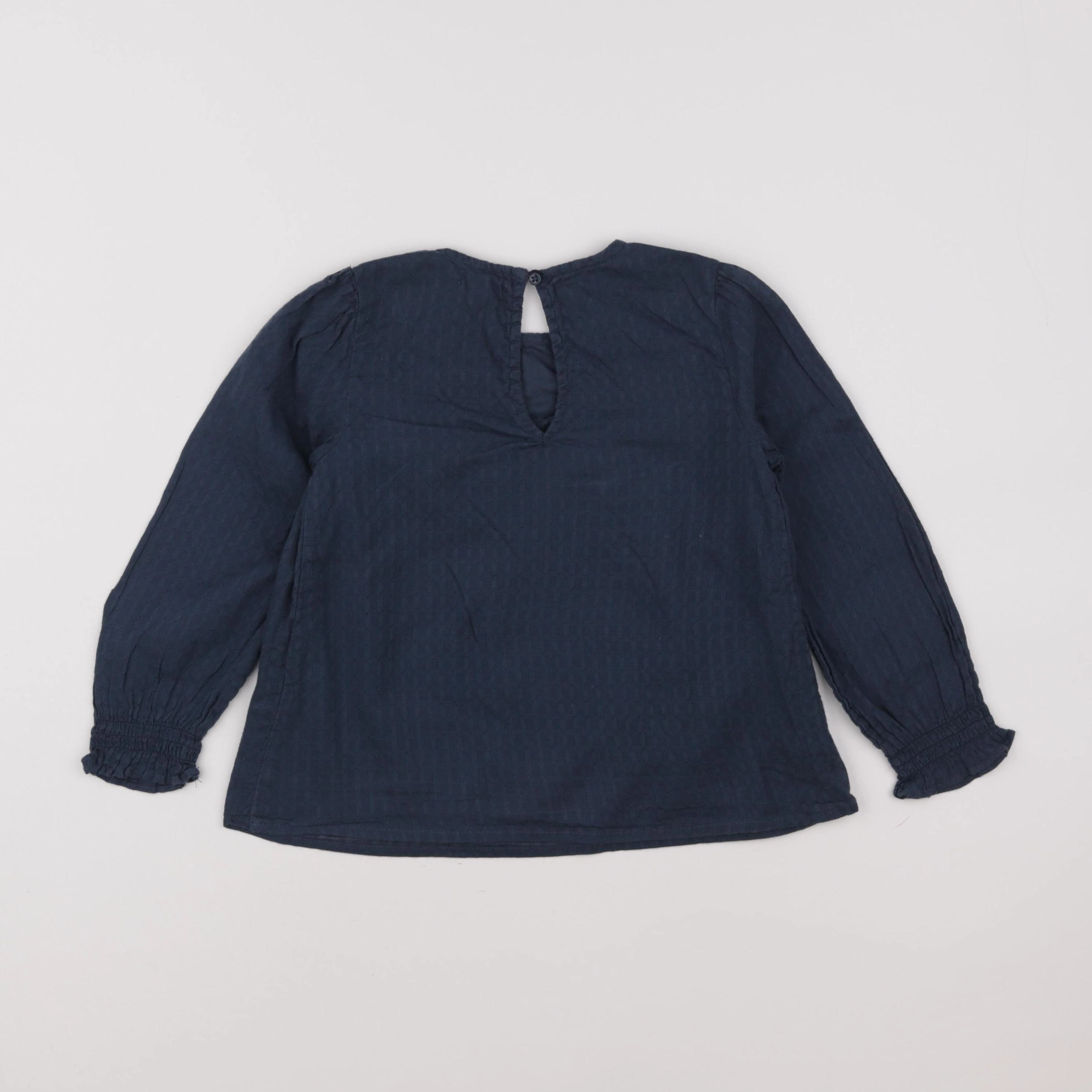Vertbaudet - blouse bleu - 6 ans