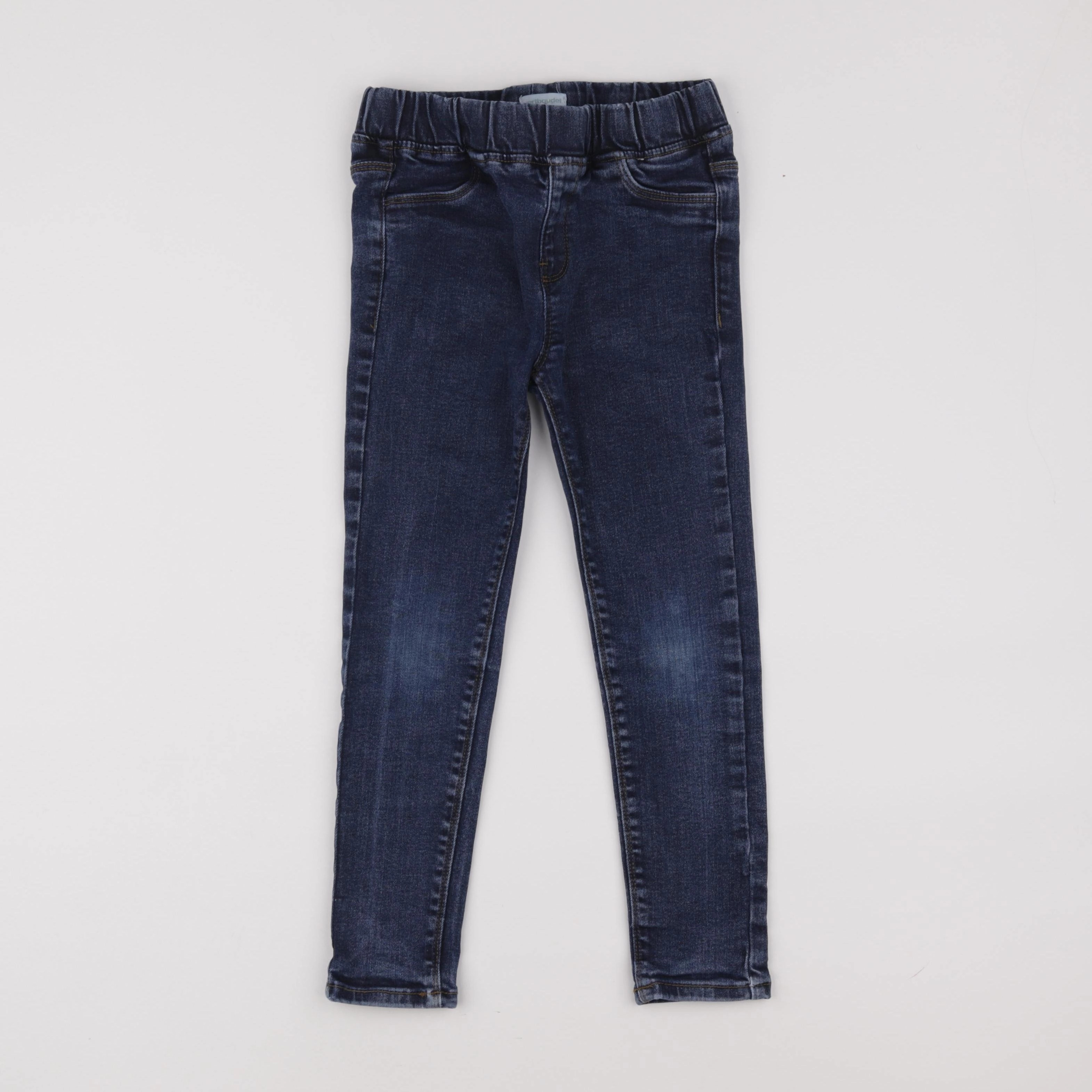 Vertbaudet - jegging bleu - 7 ans