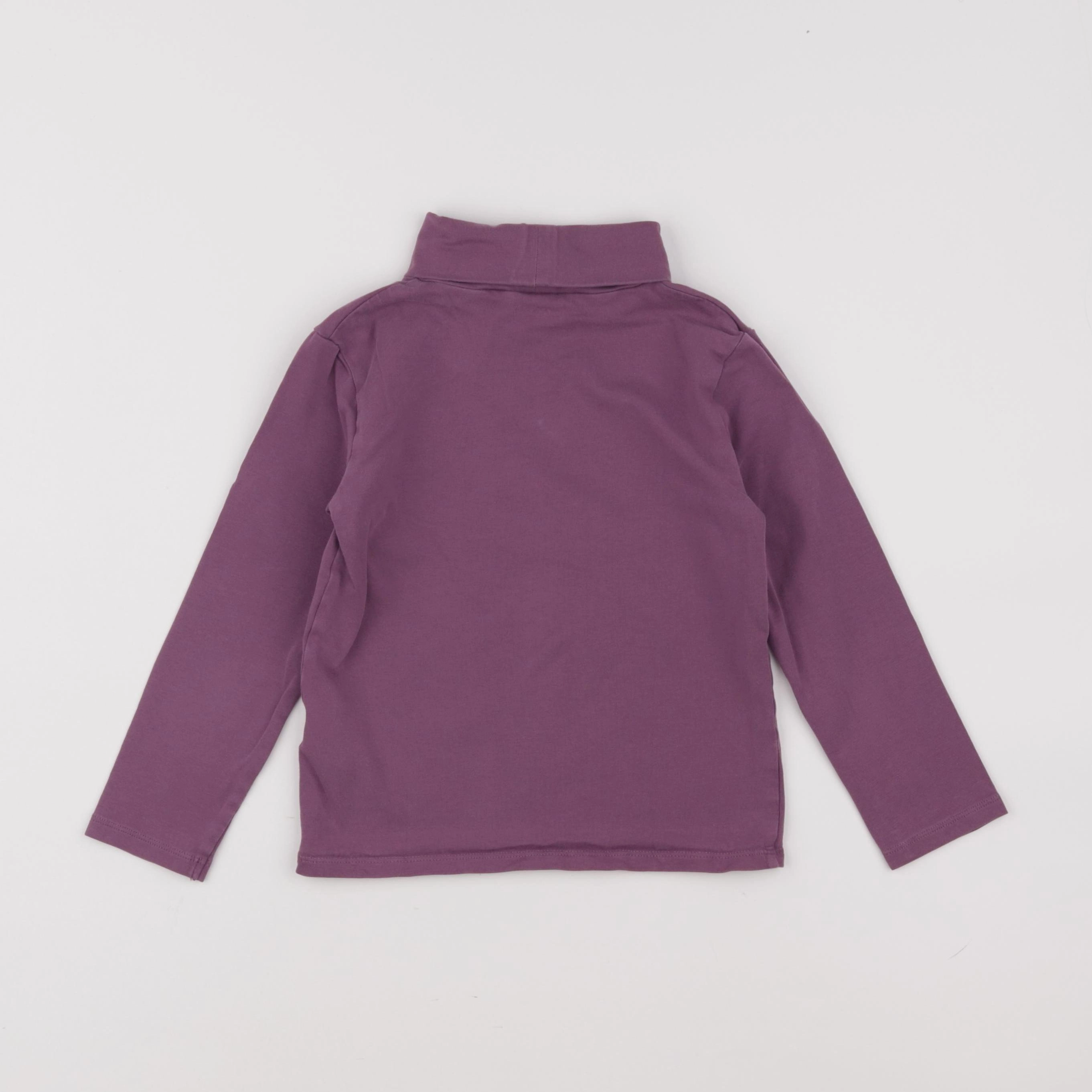 Vertbaudet - sous-pull violet - 6 ans