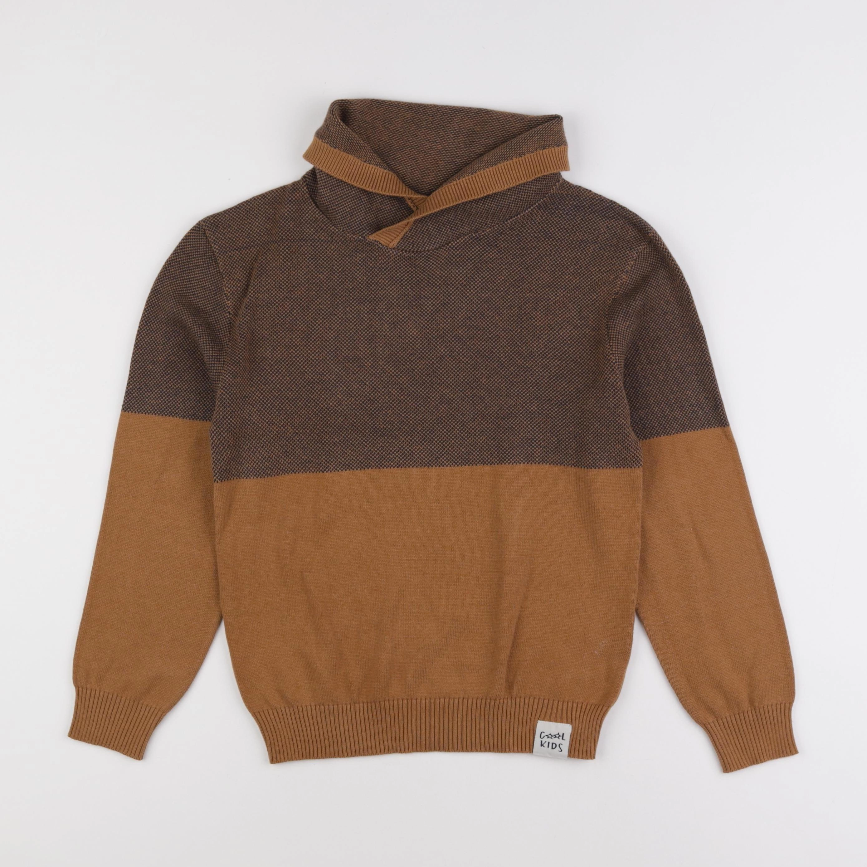 Vertbaudet - pull marron - 10 ans