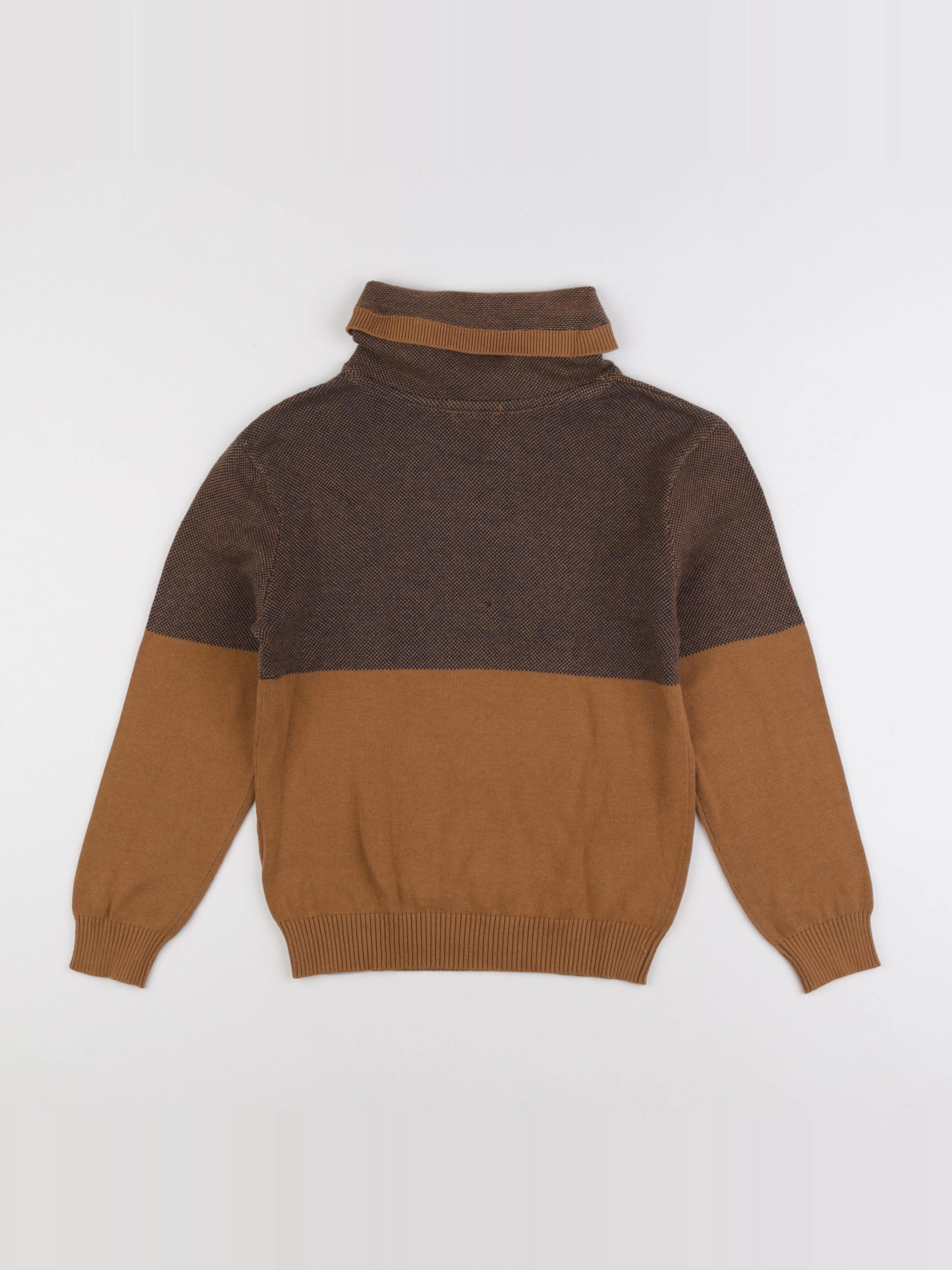 Vertbaudet - pull marron - 10 ans