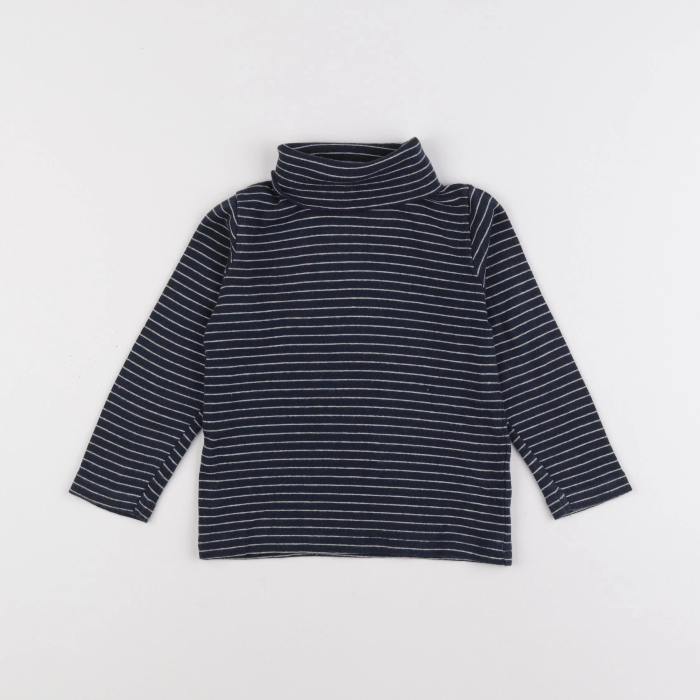 Vertbaudet - sous-pull bleu - 3 ans