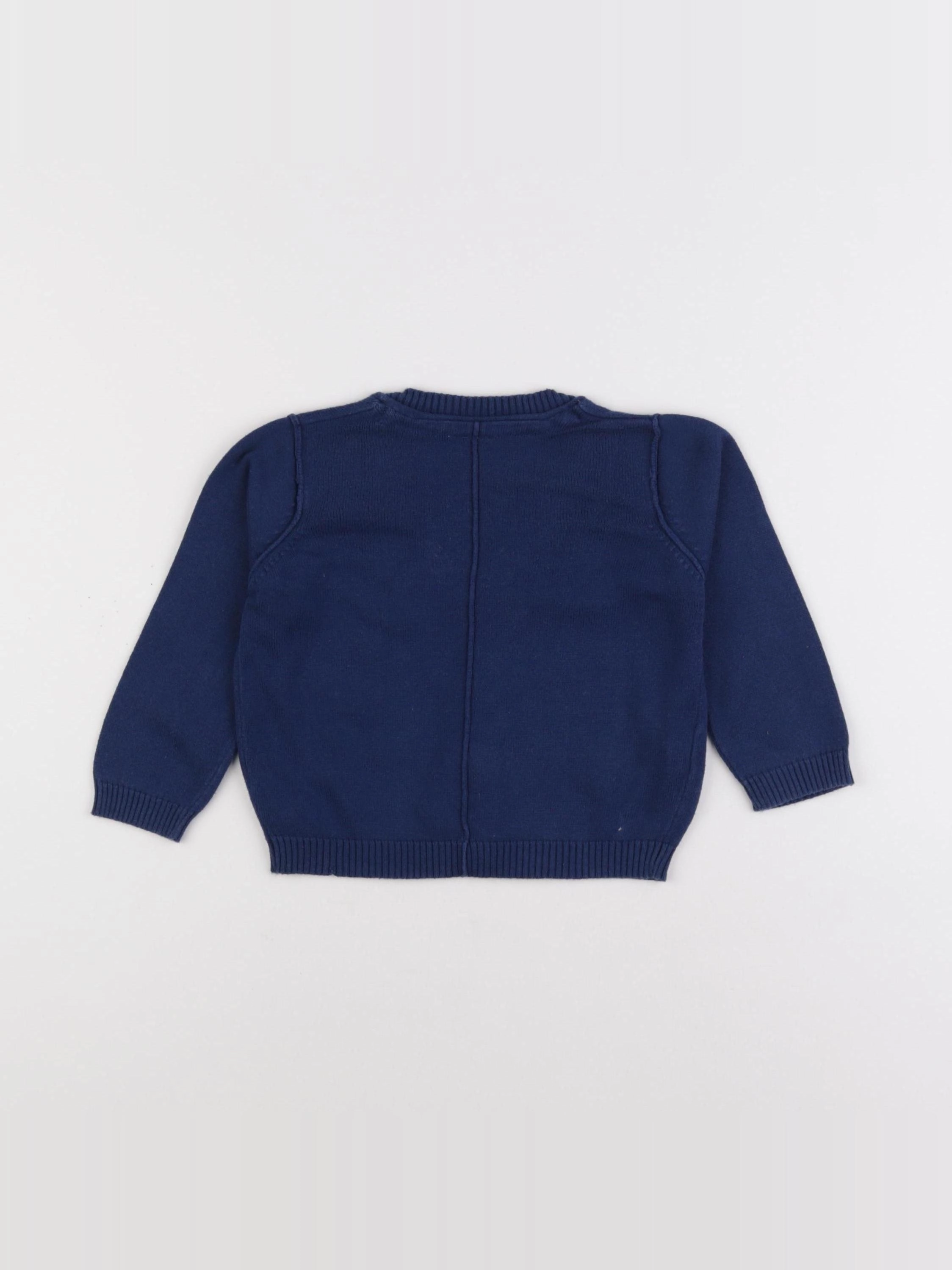 Tape à l'oeil - gilet bleu - 2 ans