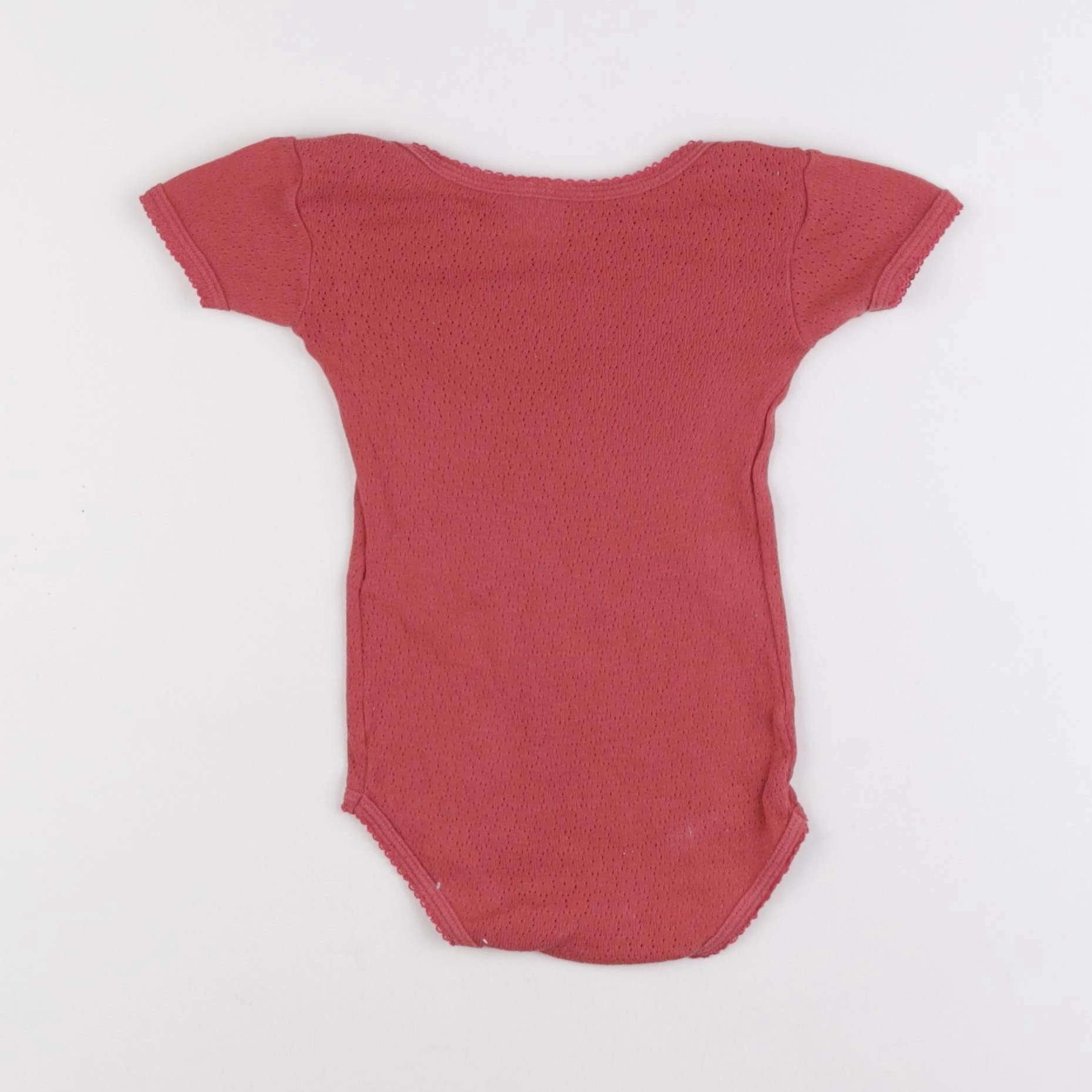 Petit Bateau - body rouge - 6 mois