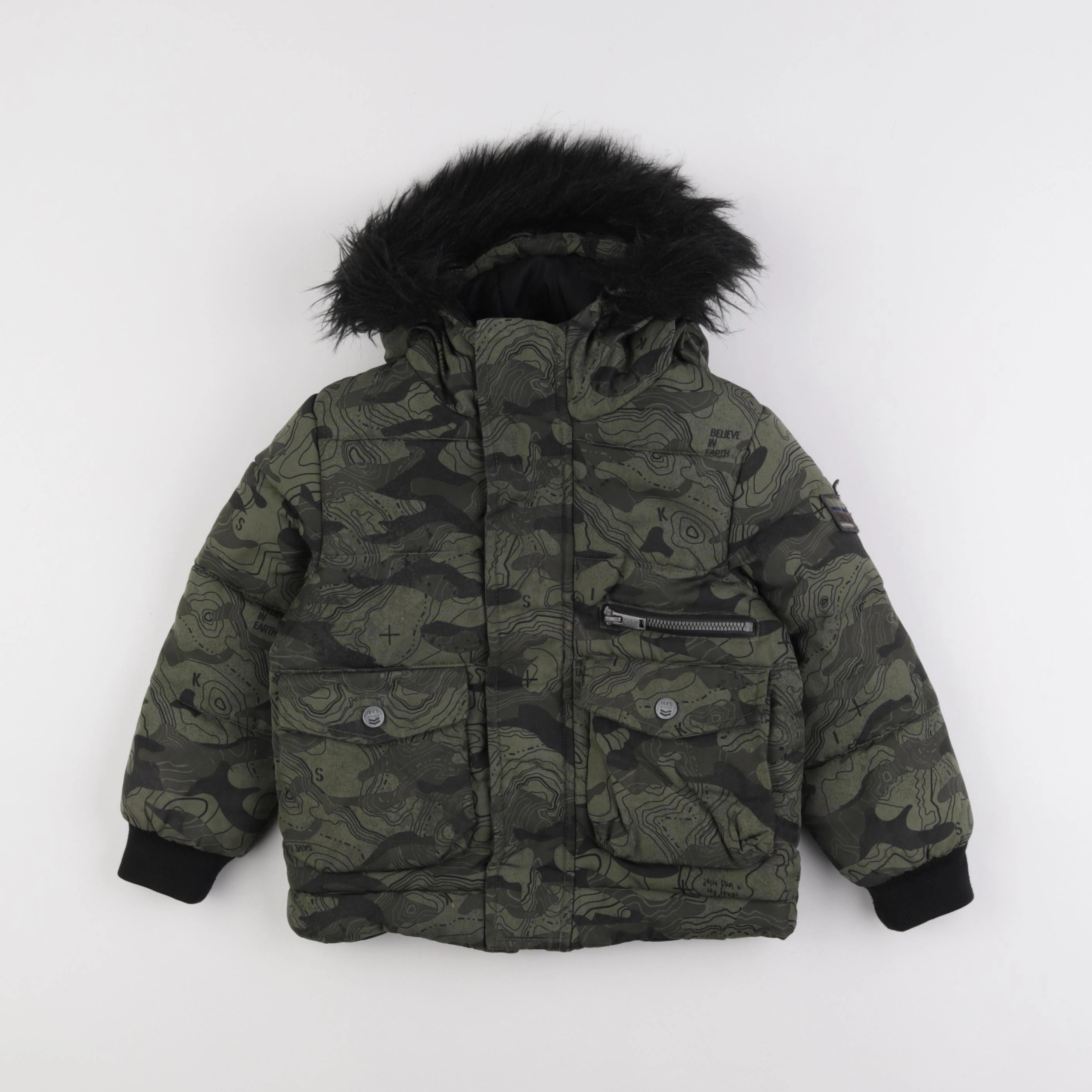 IKKS - parka vert - 4 ans