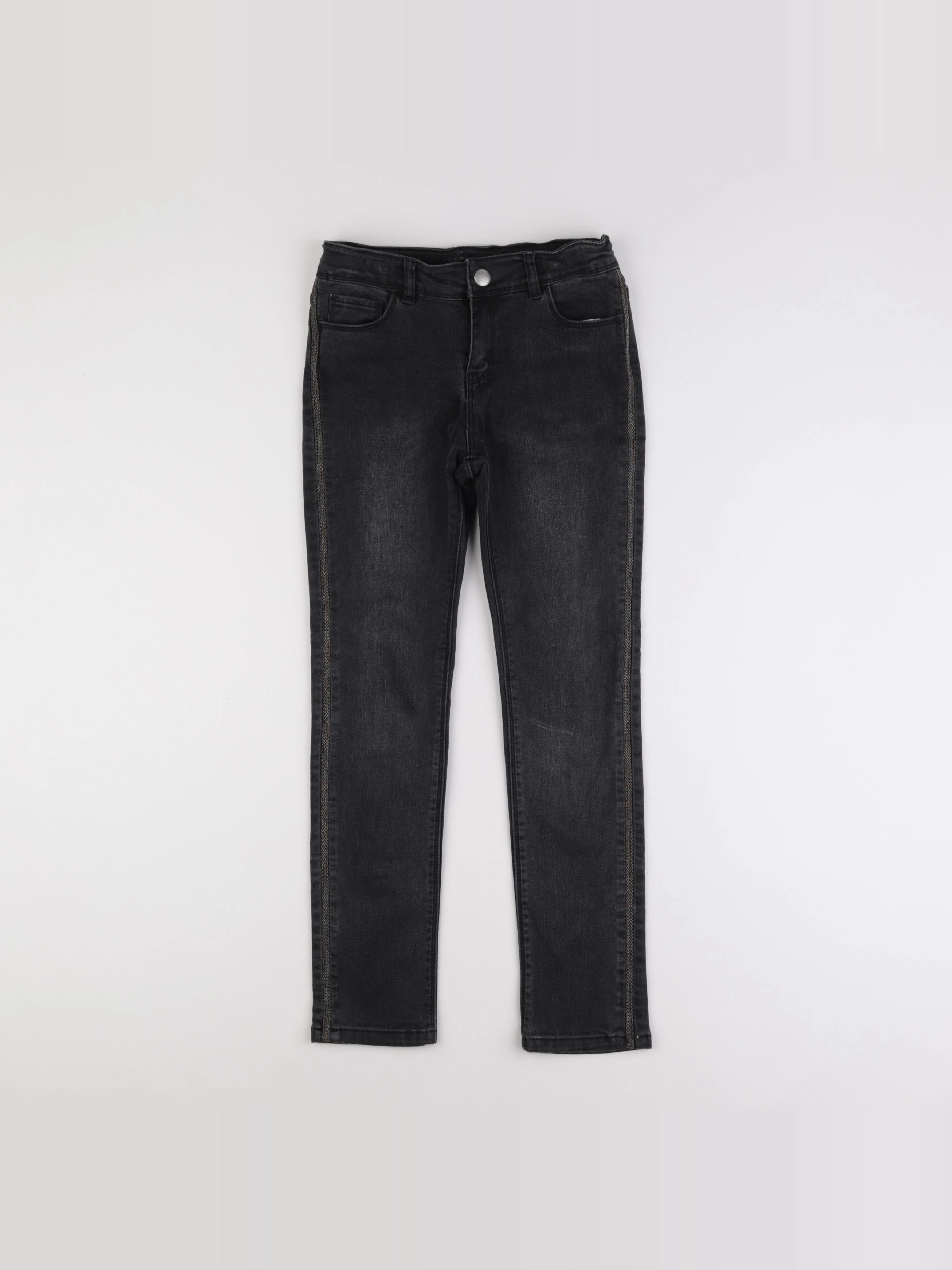 IKKS - jean gris - 10 ans