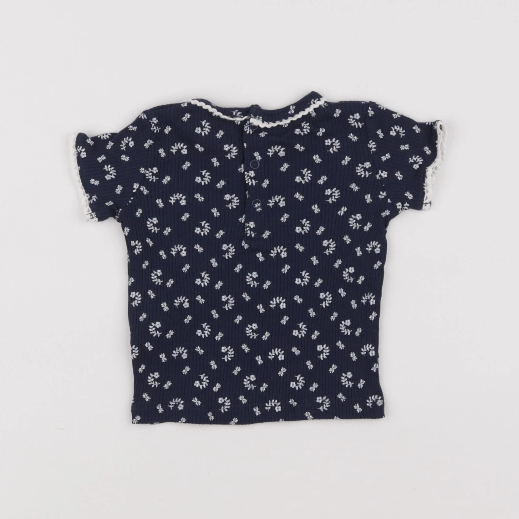 Boutchou - tee-shirt bleu - 6 mois