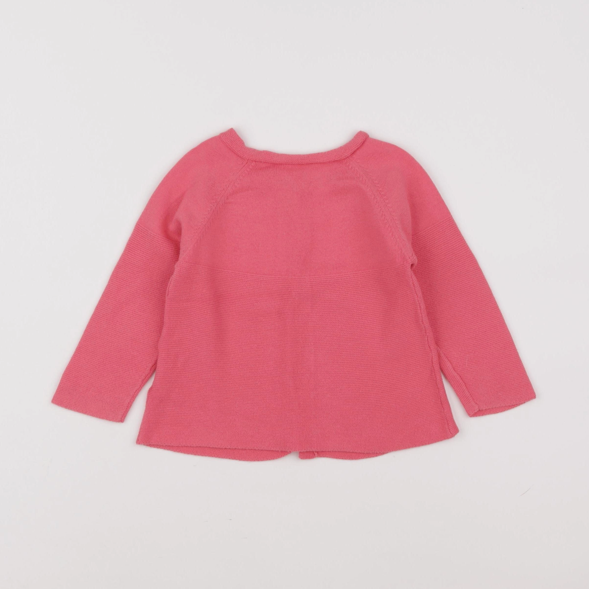 Boutchou - gilet rose - 18 mois