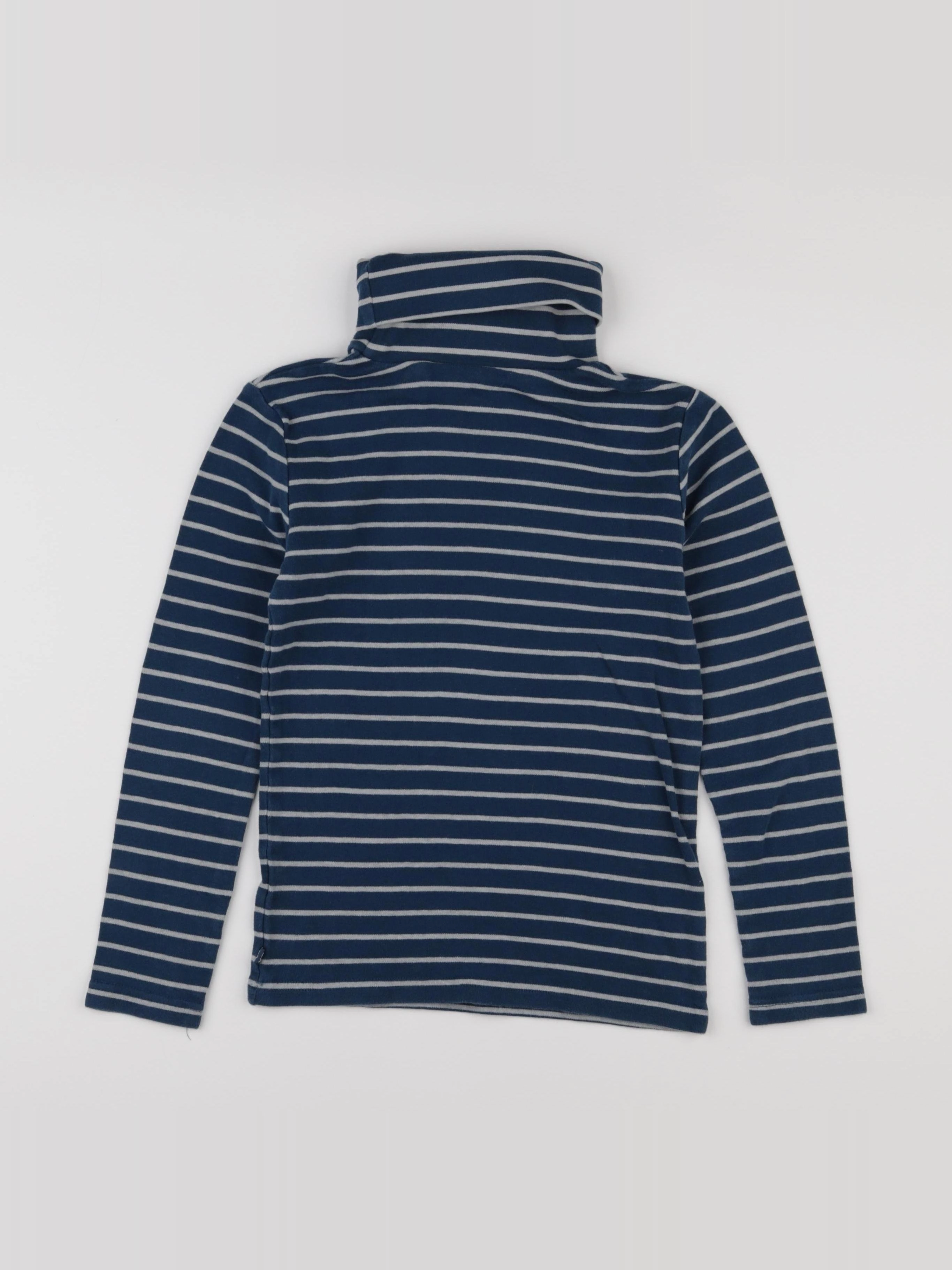 Okaidi - sous-pull blanc, bleu - 10 ans