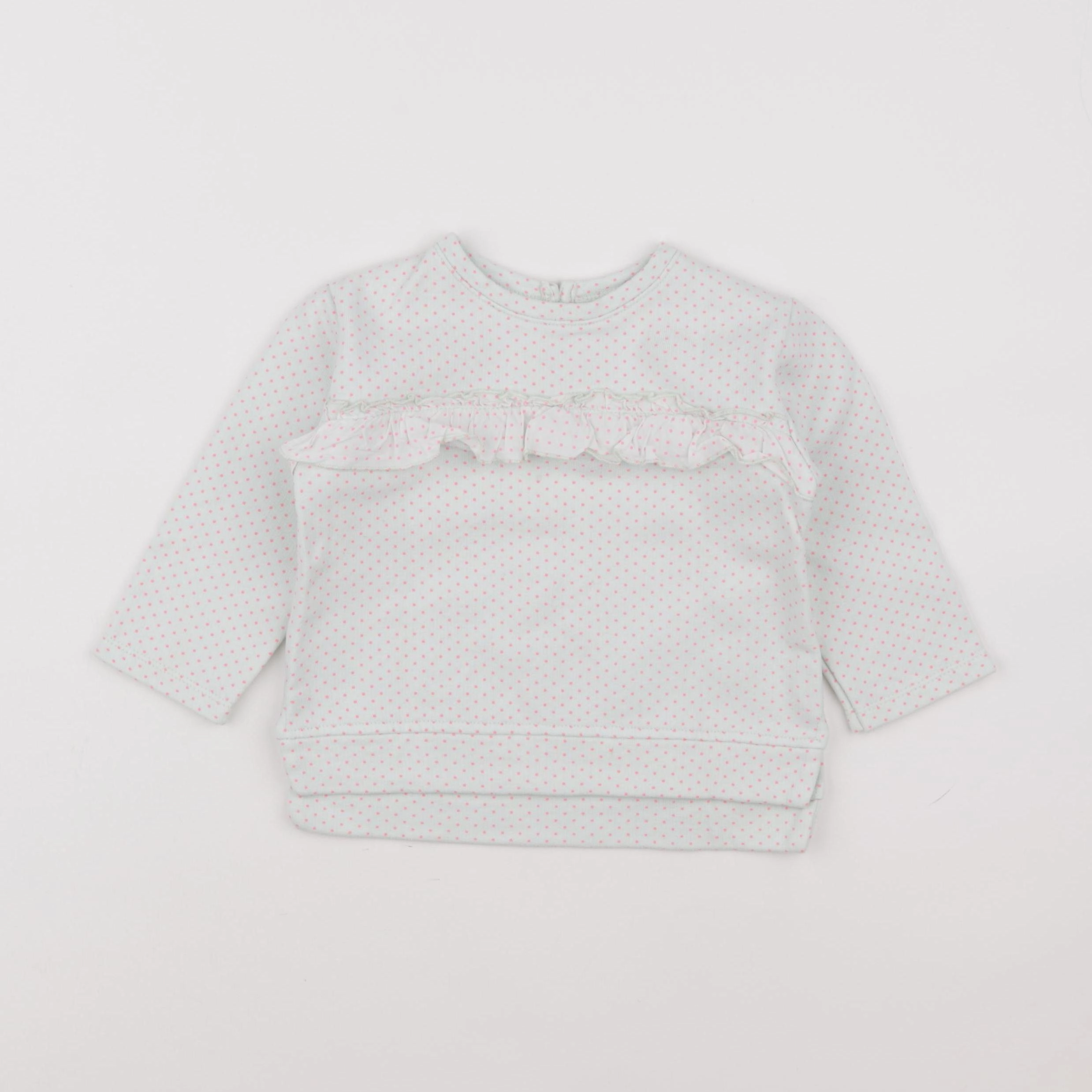 Zara - sweat bleu - 9 mois à 1 an