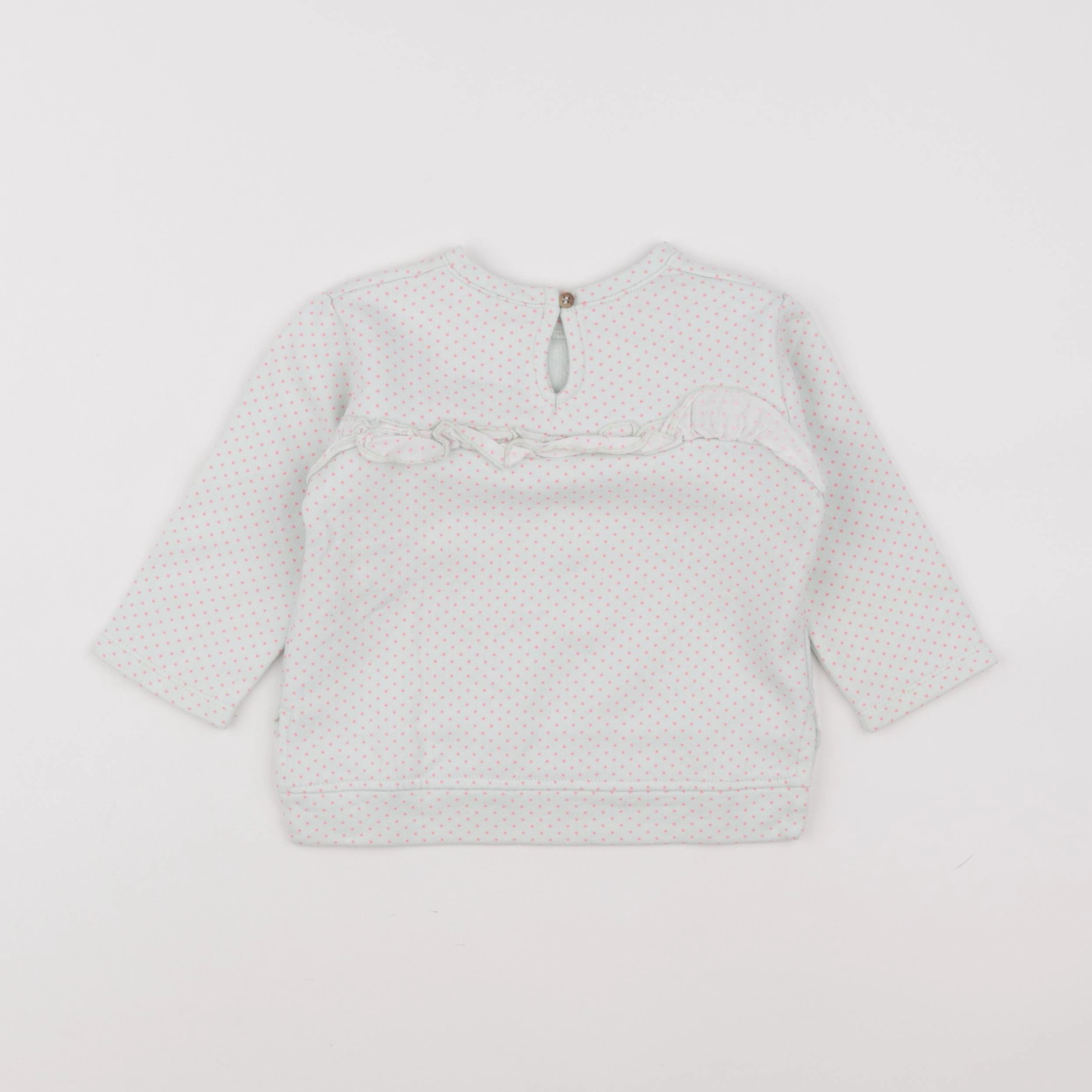 Zara - sweat bleu - 9 mois à 1 an