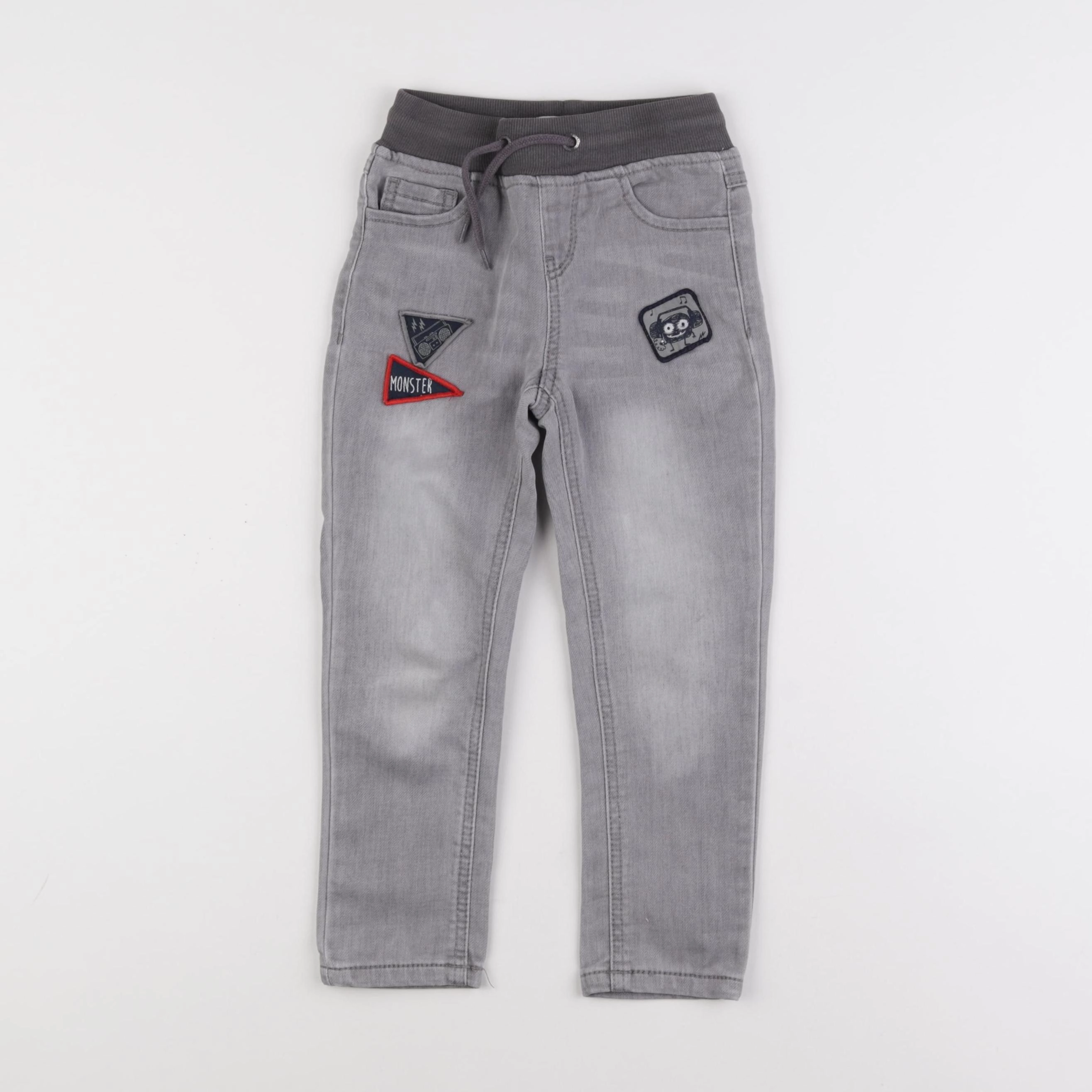 Vertbaudet - jean gris - 3 ans
