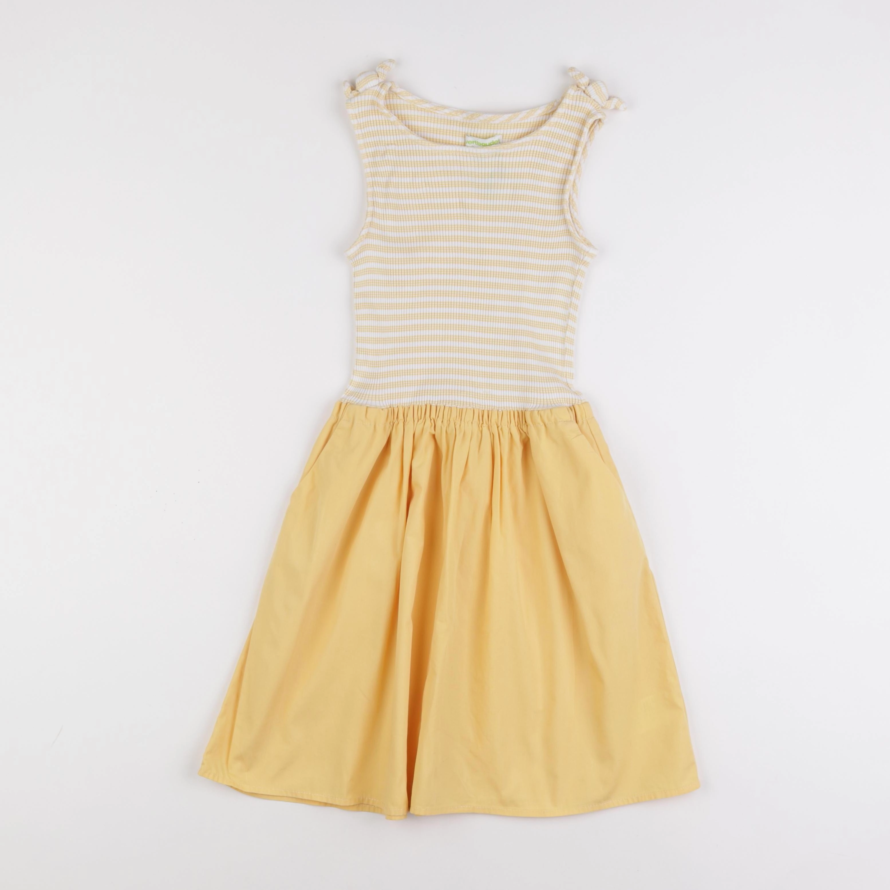 Vertbaudet - robe jaune - 9 ans