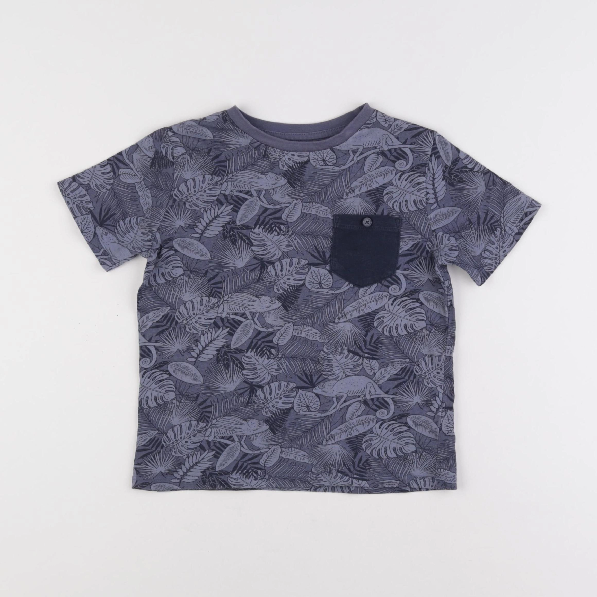 Vertbaudet - tee-shirt bleu - 6 ans