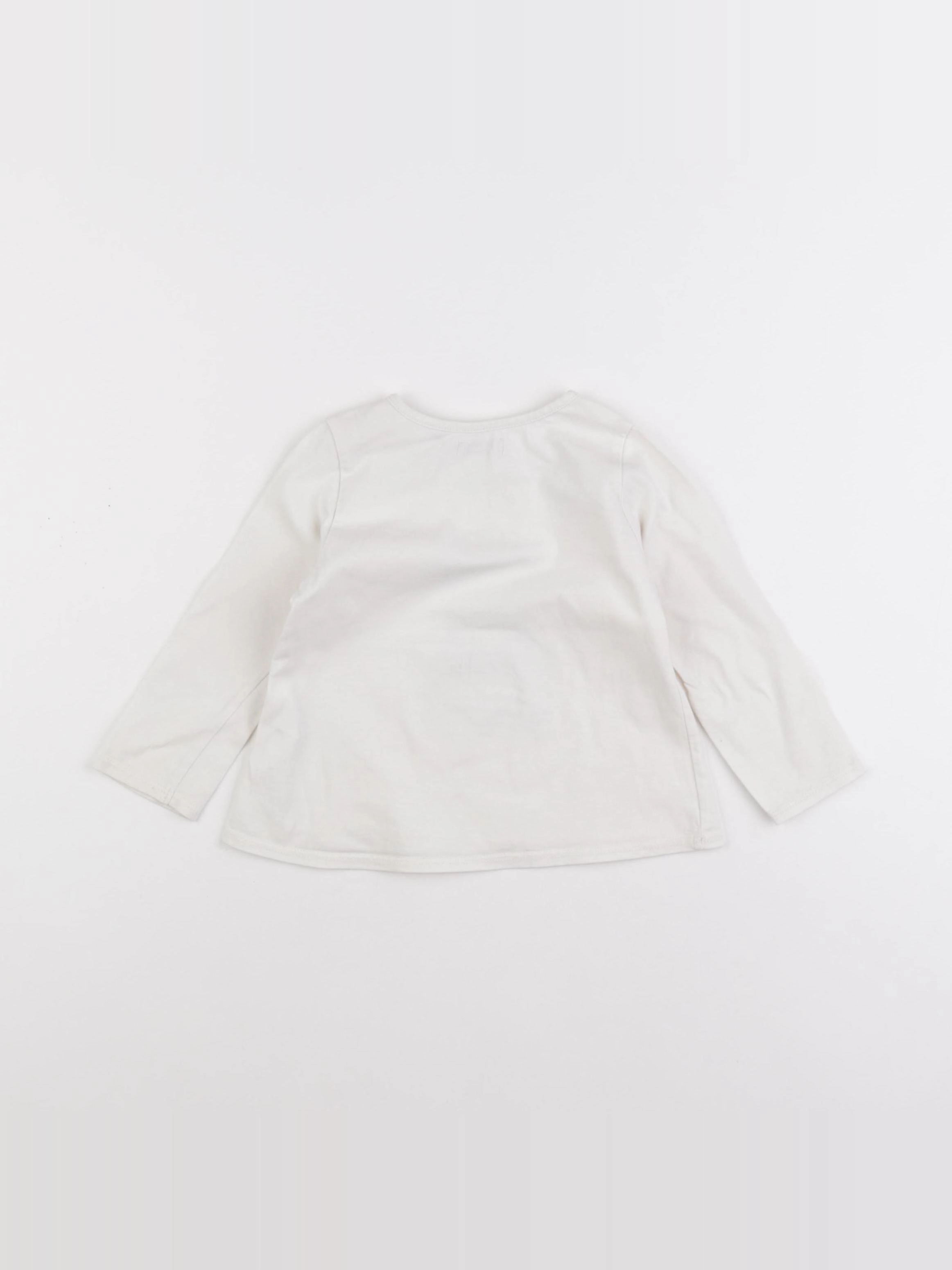 IKKS - tee-shirt beige - 18 mois