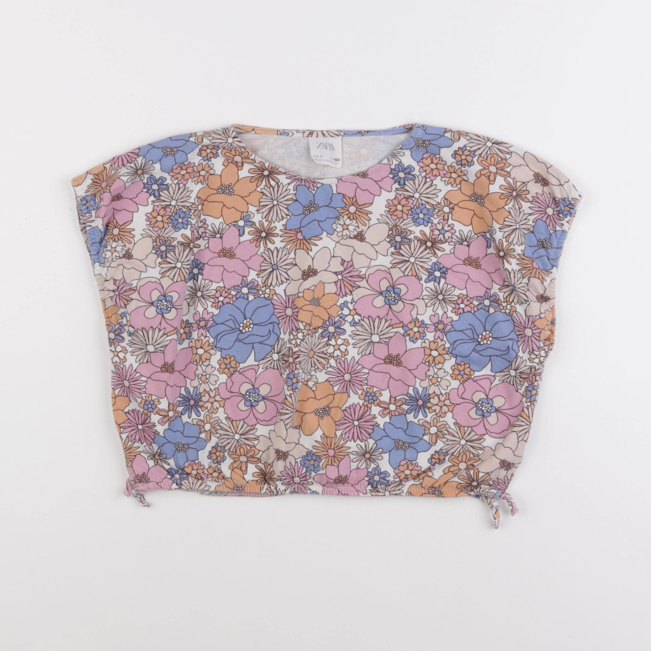 Vertbaudet - tee-shirt multicolore - 7 ans