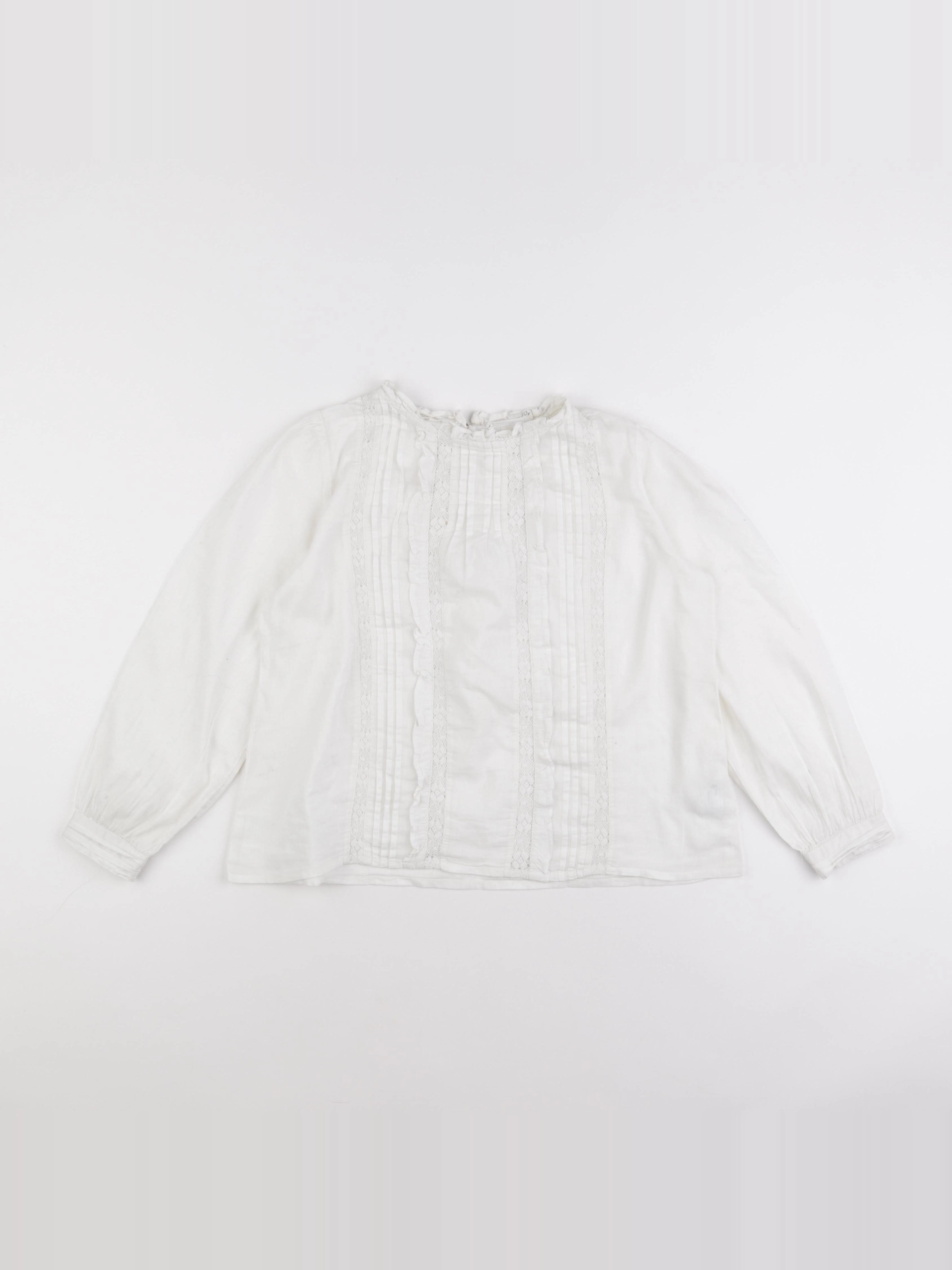 Monoprix - blouse beige - 10 ans