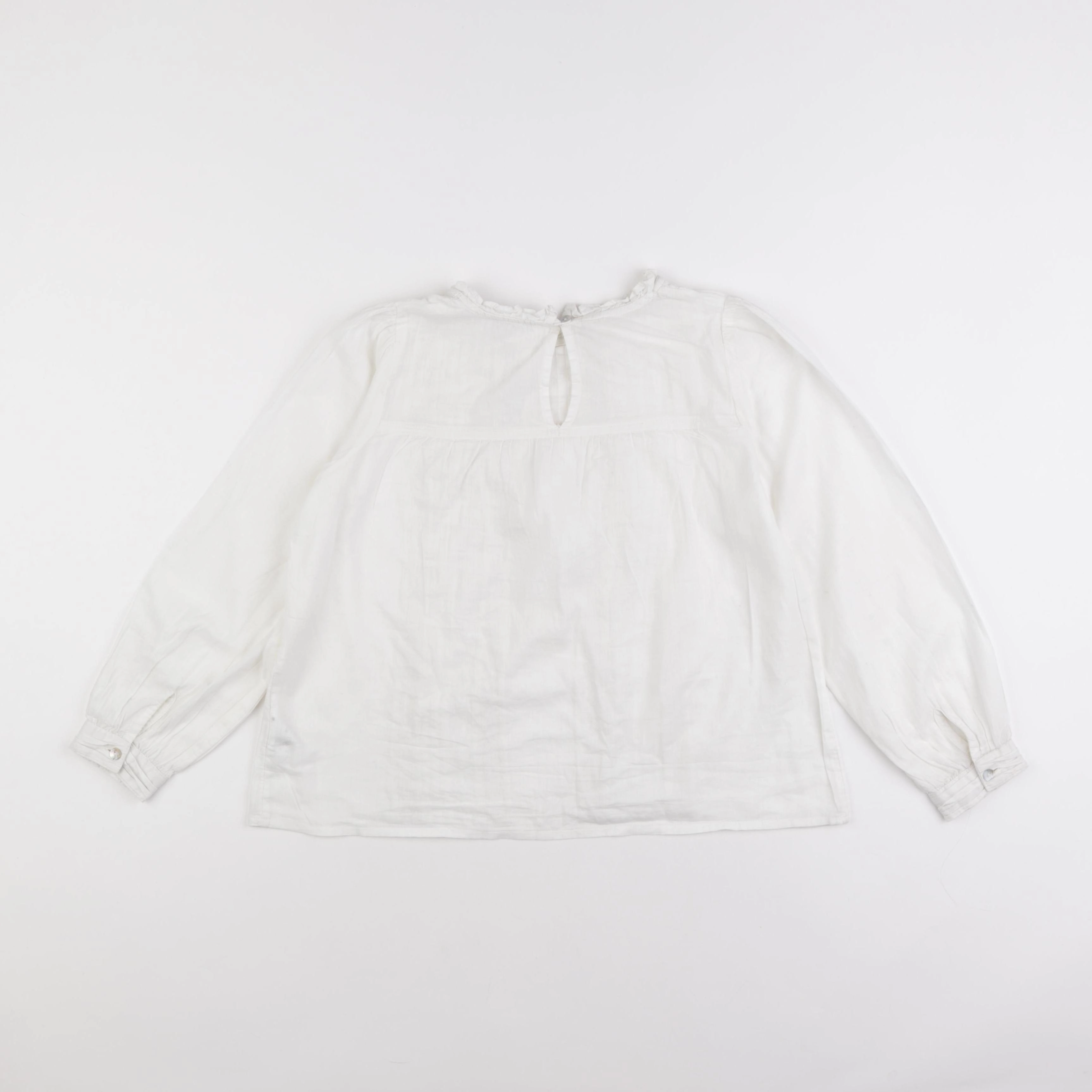 Monoprix - blouse beige - 10 ans
