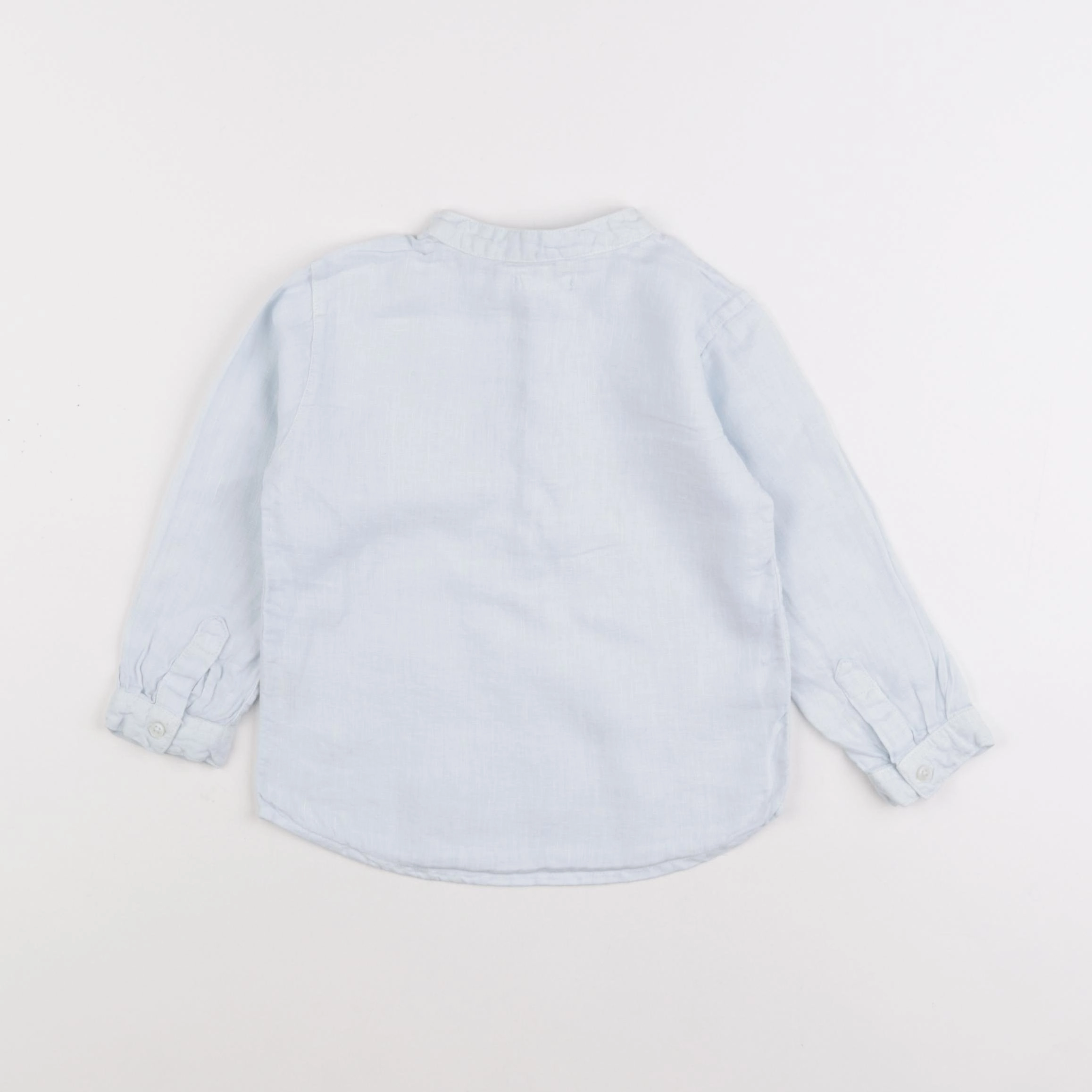 Boutchou - chemise bleu - 24 mois