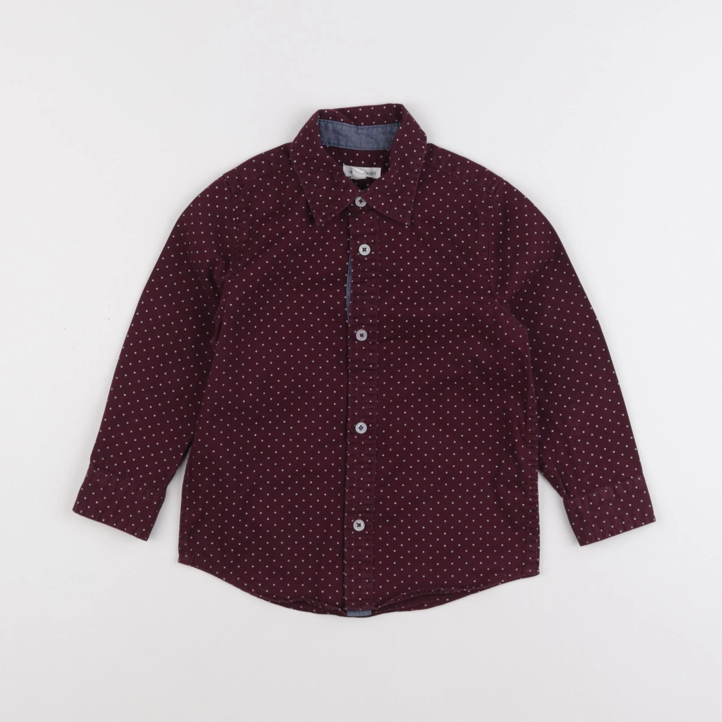 Vertbaudet - chemise rouge - 4 ans