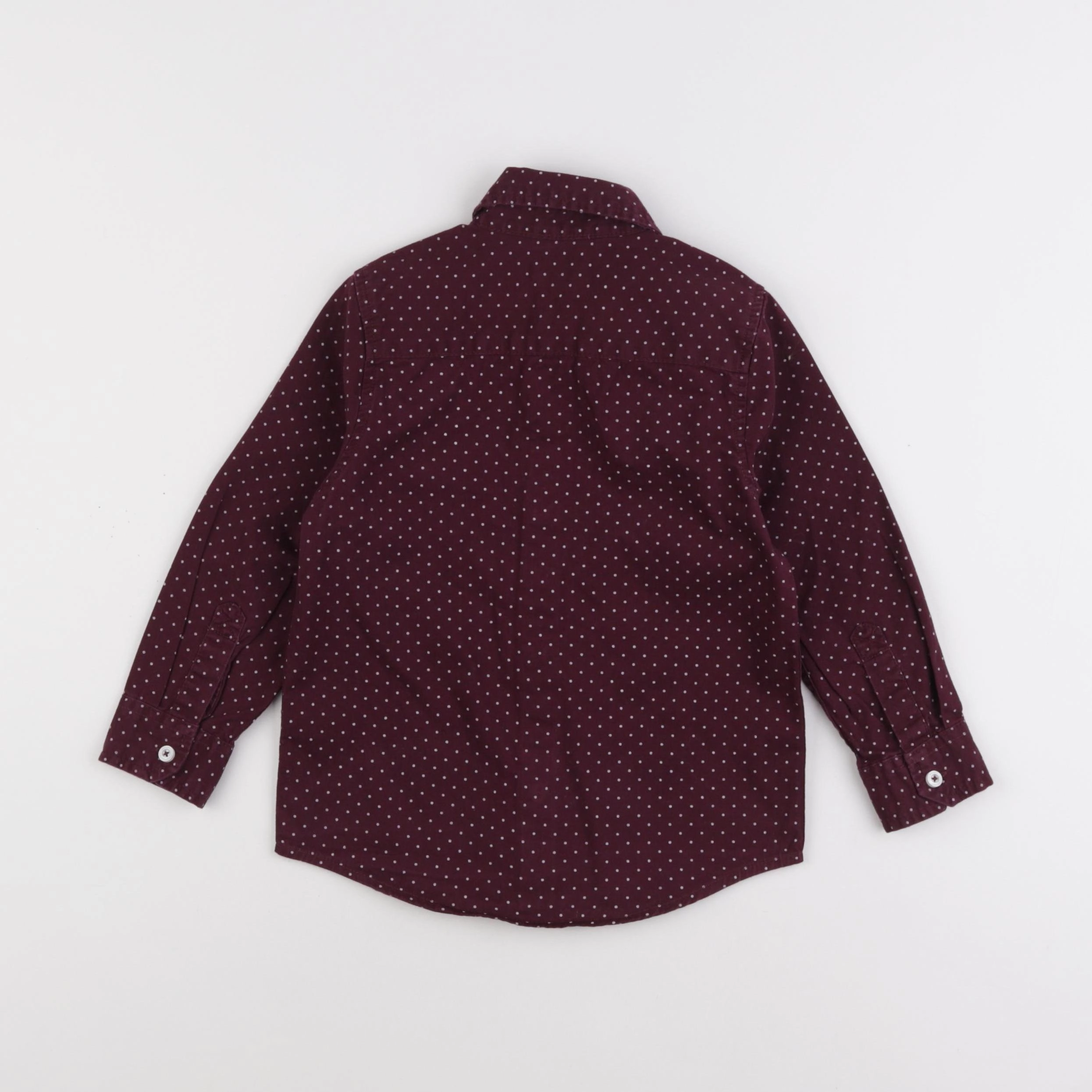 Vertbaudet - chemise rouge - 4 ans