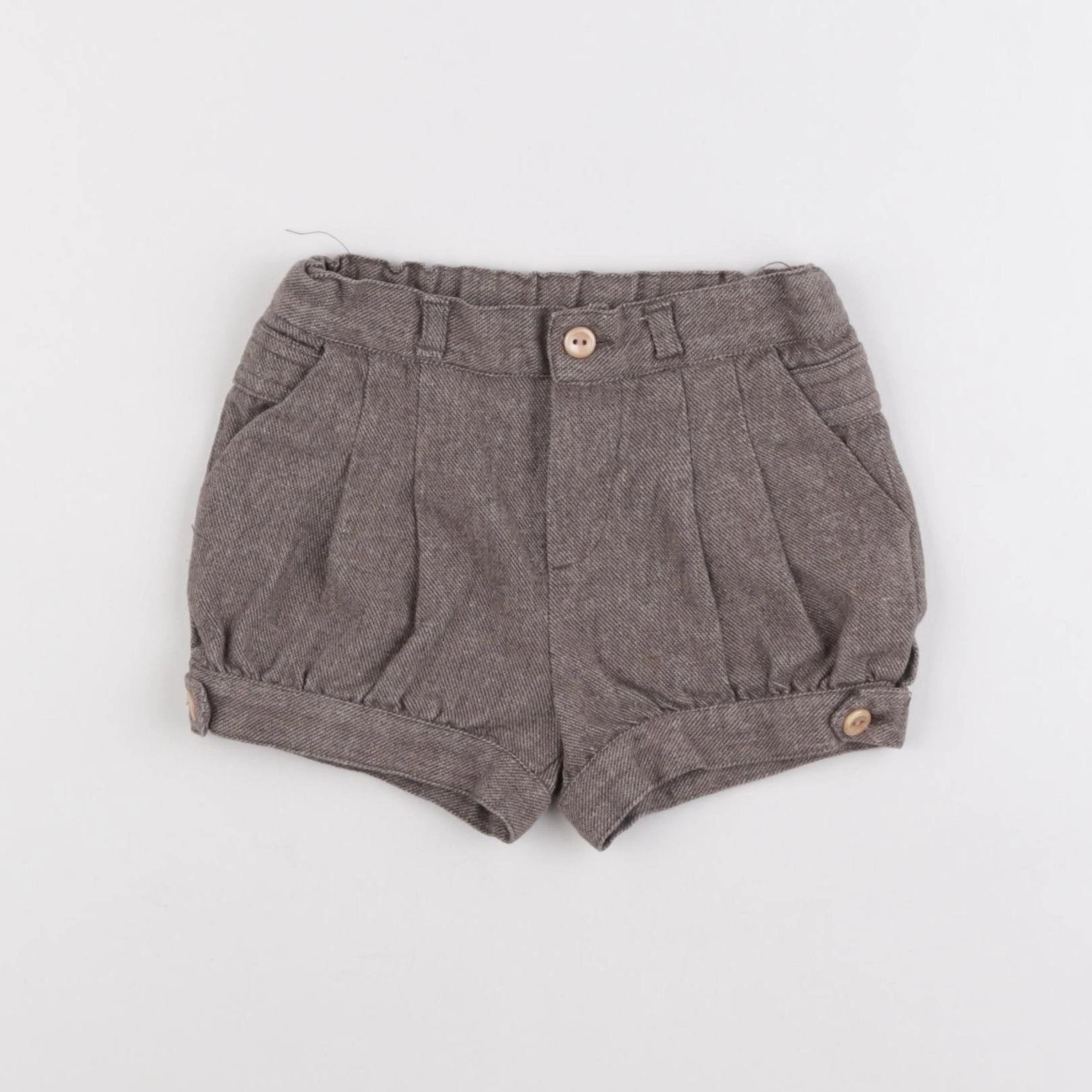 Zara - short taupe - 18/24 mois