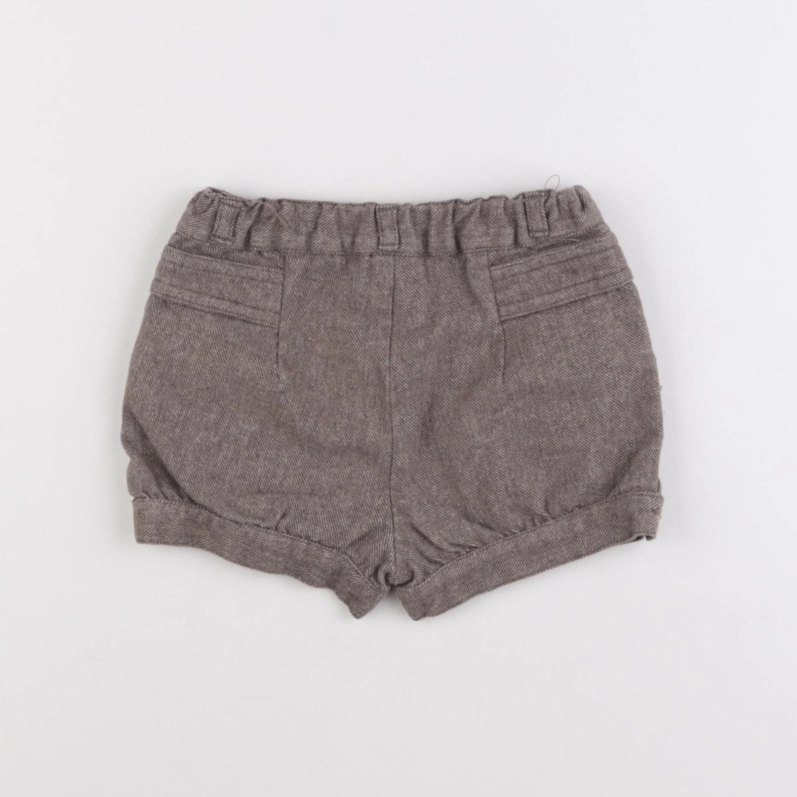 Zara - short taupe - 18/24 mois