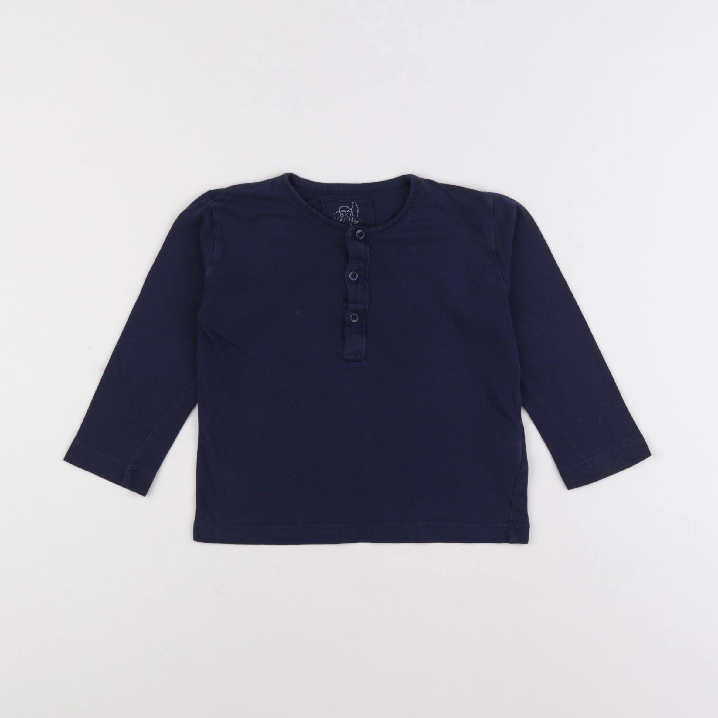 Boutchou - tee-shirt bleu - 24 mois