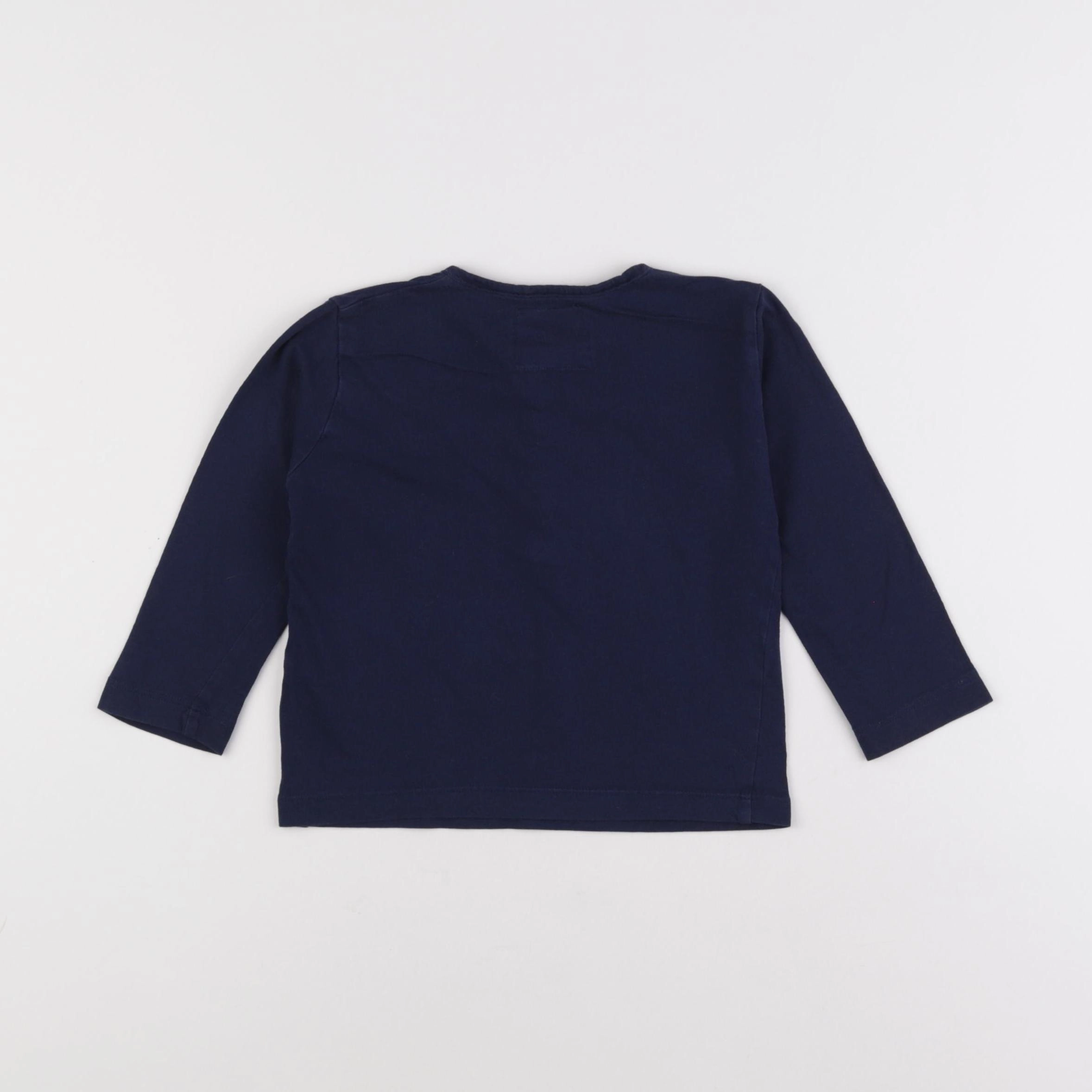 Boutchou - tee-shirt bleu - 24 mois
