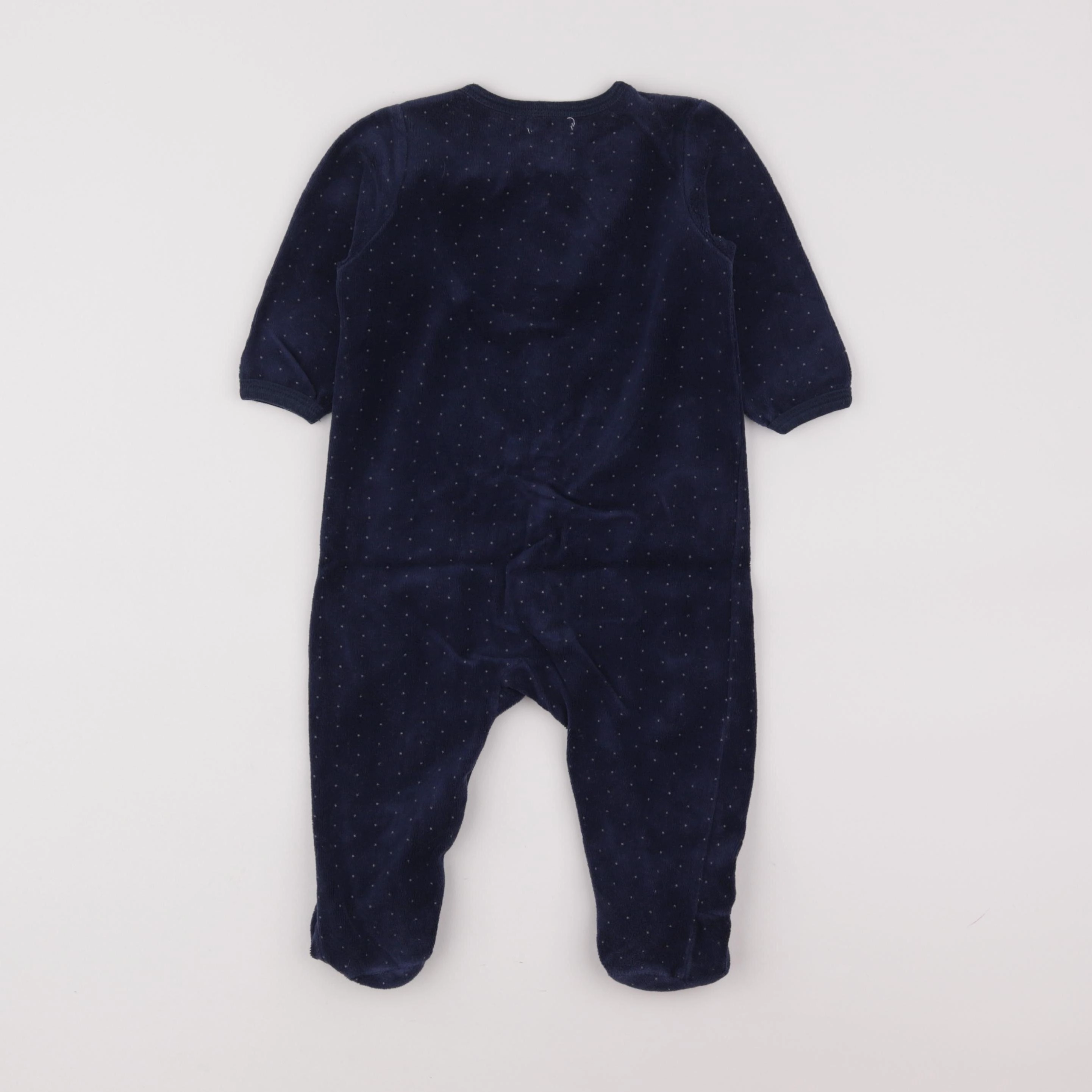 Boutchou - pyjama velours bleu - 12 mois