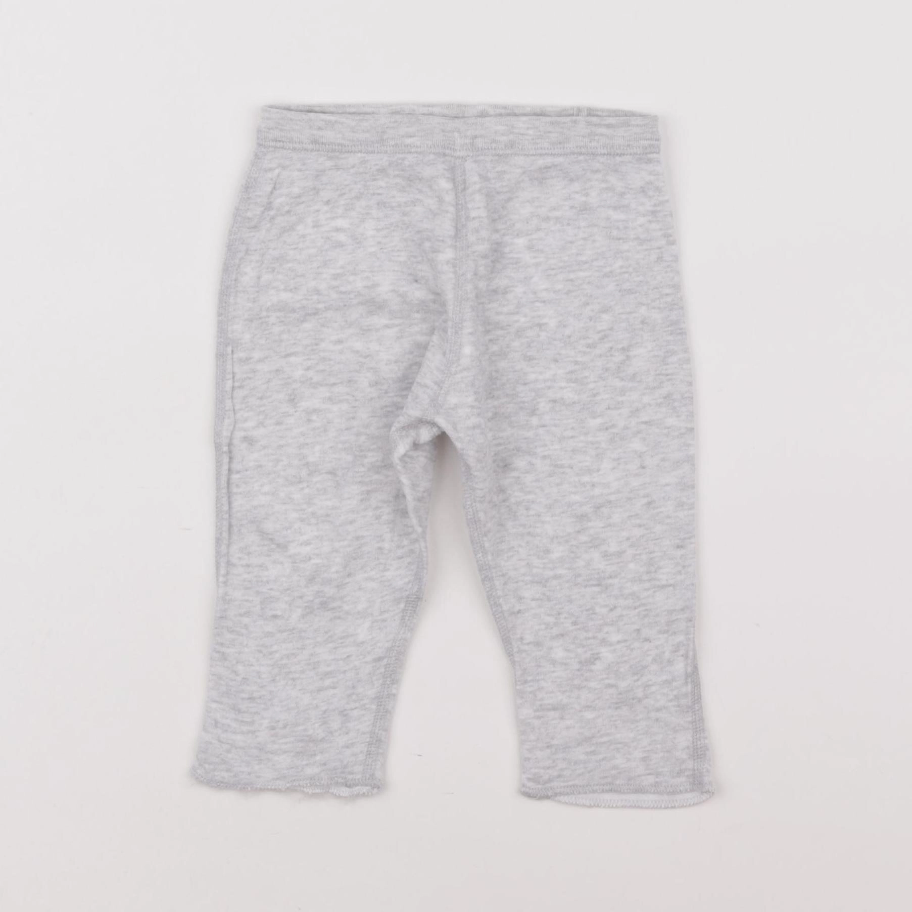 Petit Bateau - legging gris - 3 mois