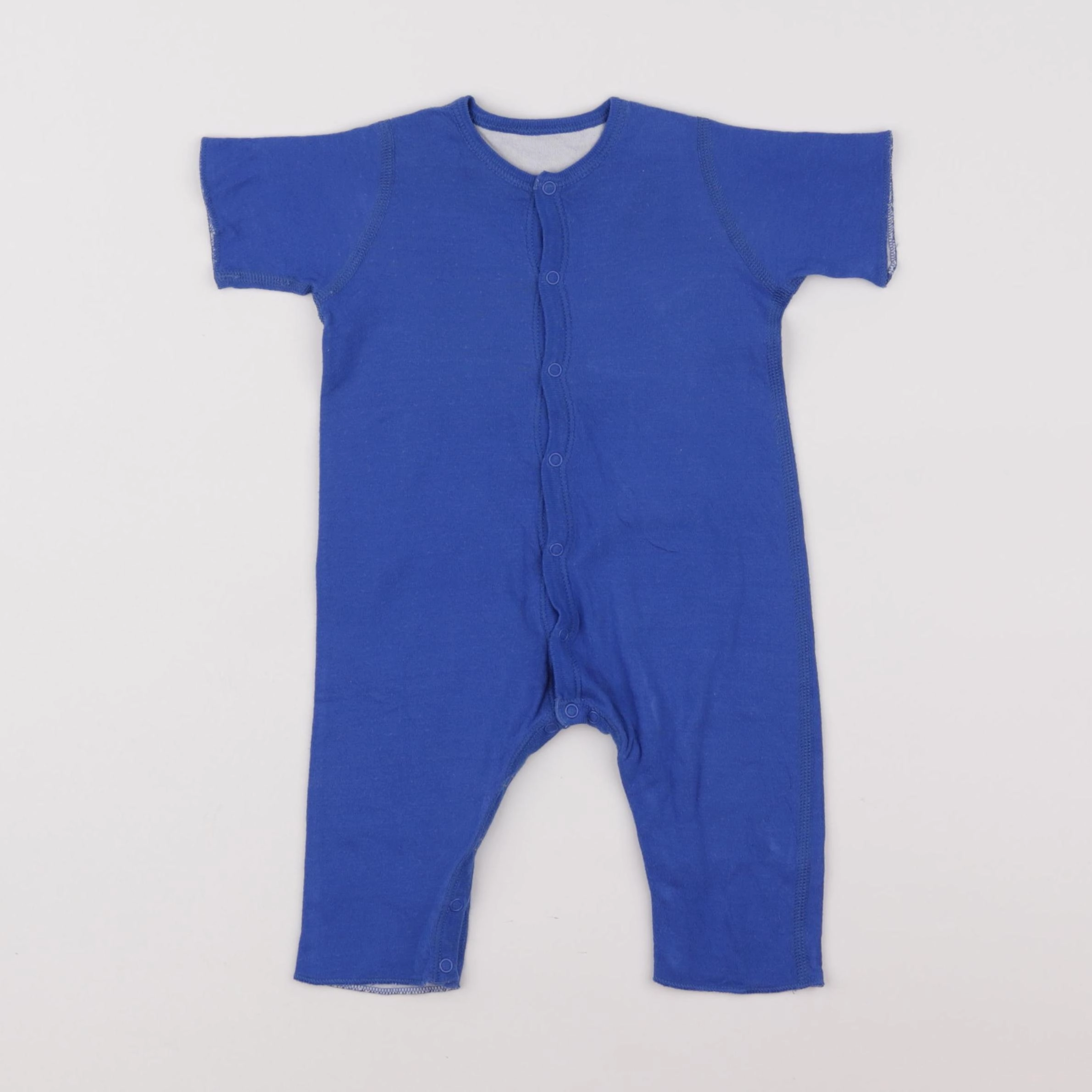 Petit Bateau - combinaison coton bleu - 3 mois