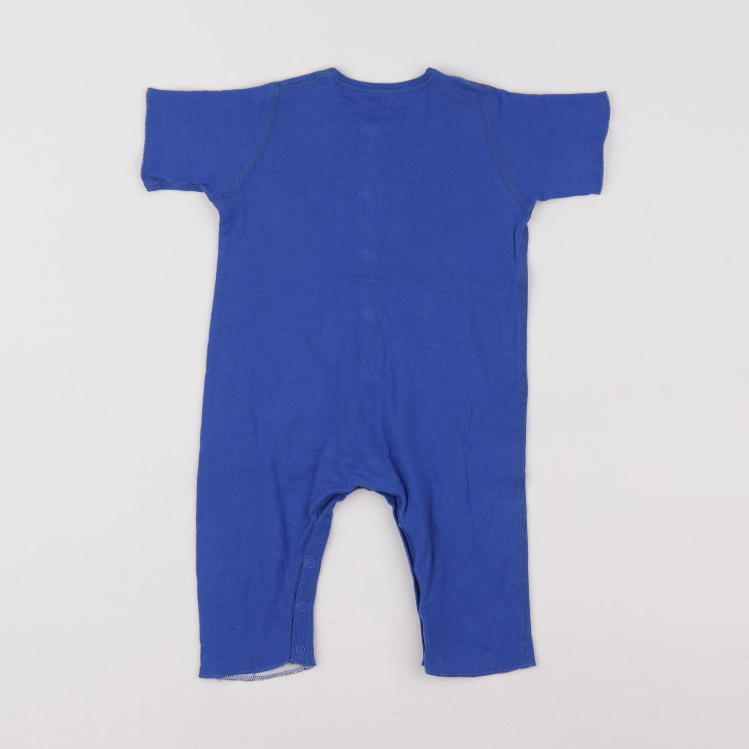 Petit Bateau - combinaison coton bleu - 3 mois