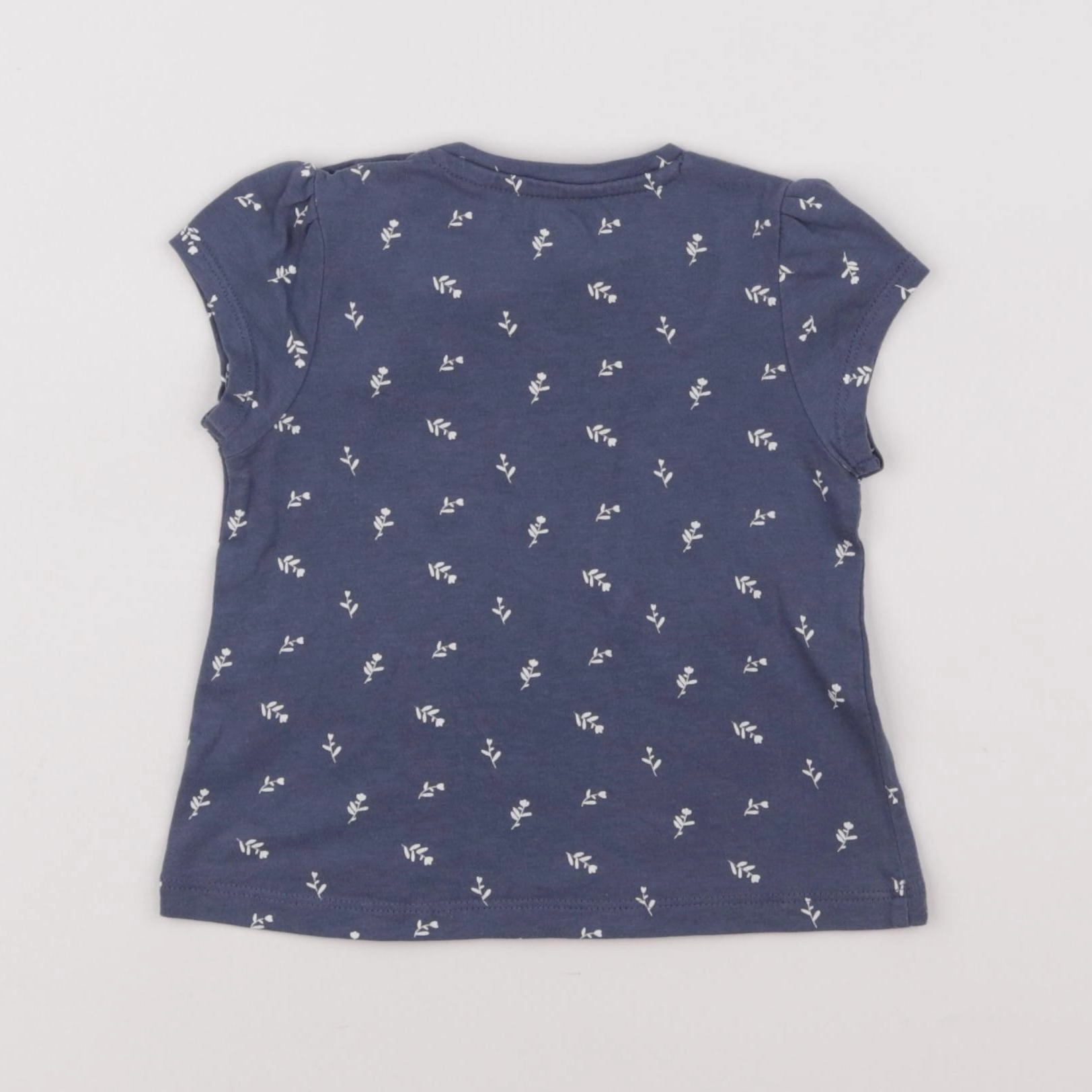 Vertbaudet - tee-shirt bleu - 9 mois