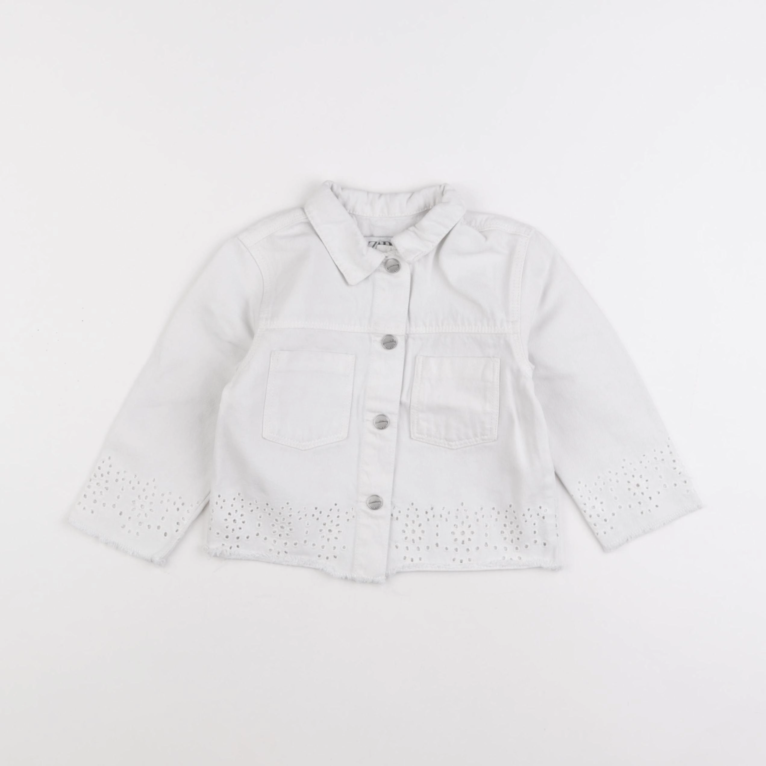 Zara - veste blanc - 18/24 mois