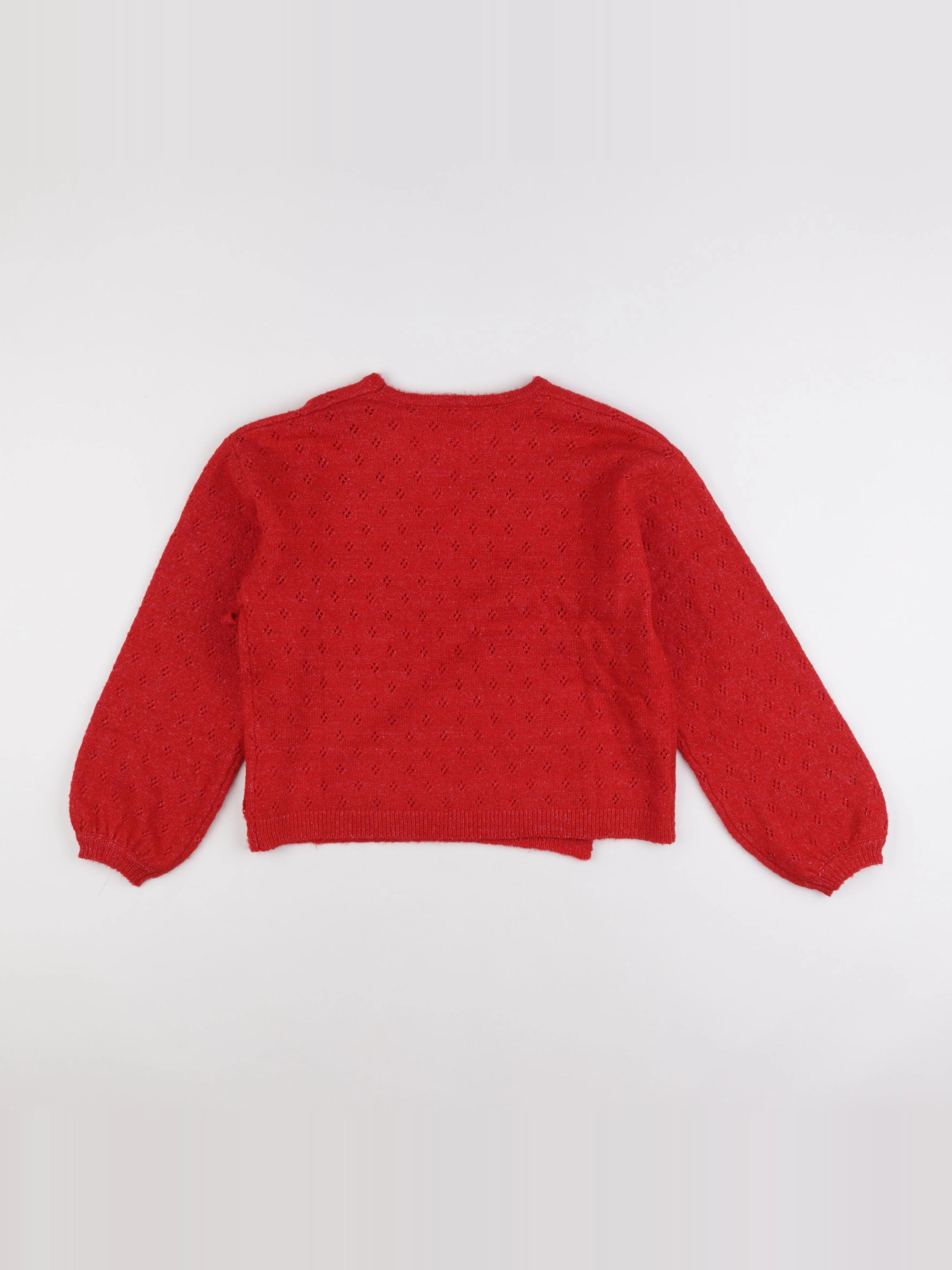 Vertbaudet - gilet rouge - 12 ans