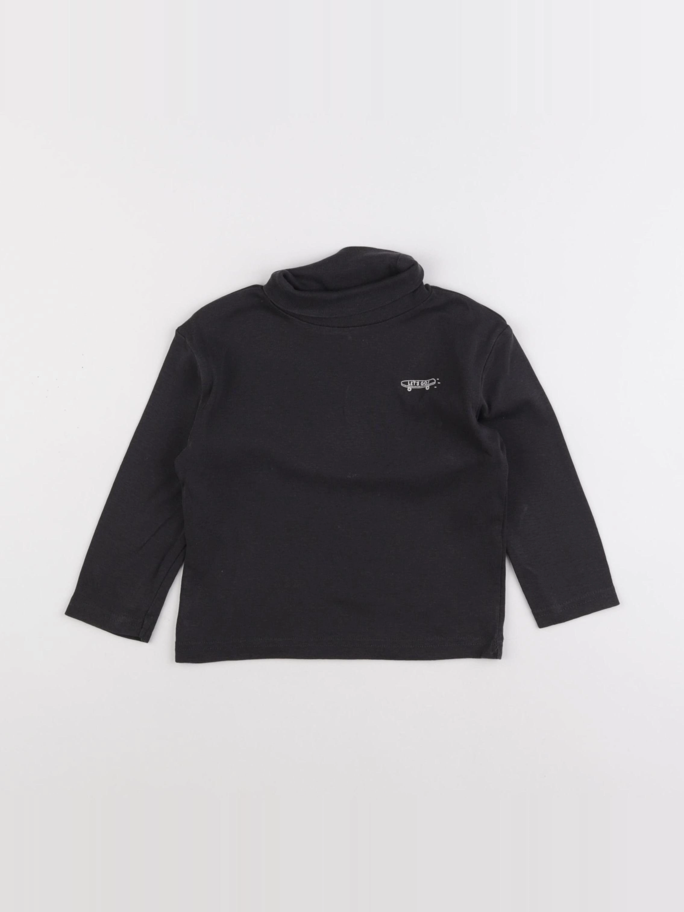 Vertbaudet - sous-pull noir - 3 ans
