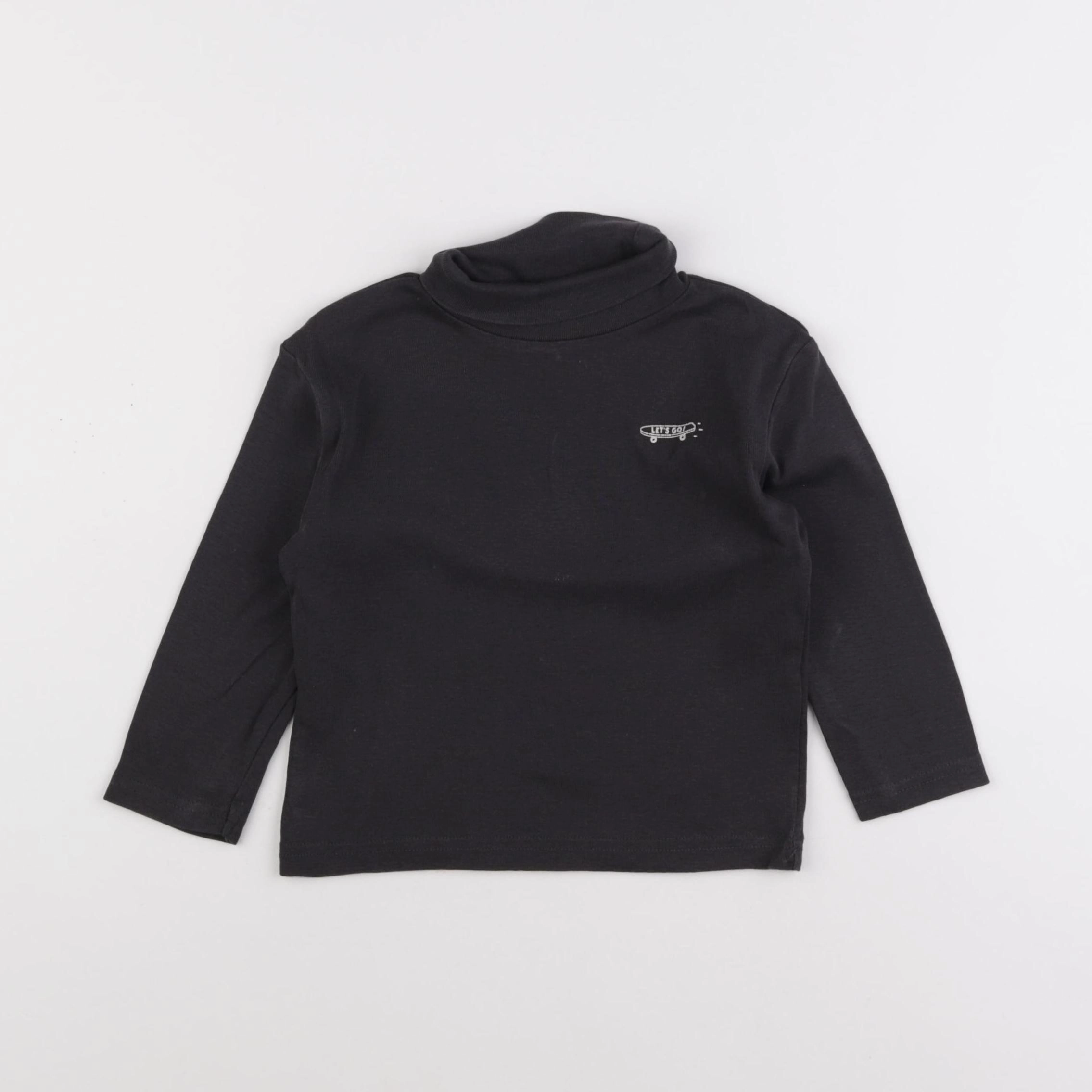 Vertbaudet - sous-pull noir - 3 ans